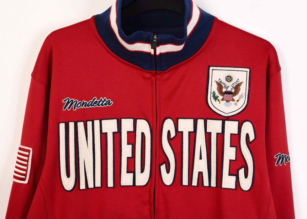 Designer USA MONDETTA Varsity Jacket Jumper Tracksuit Full Zip | Grailed