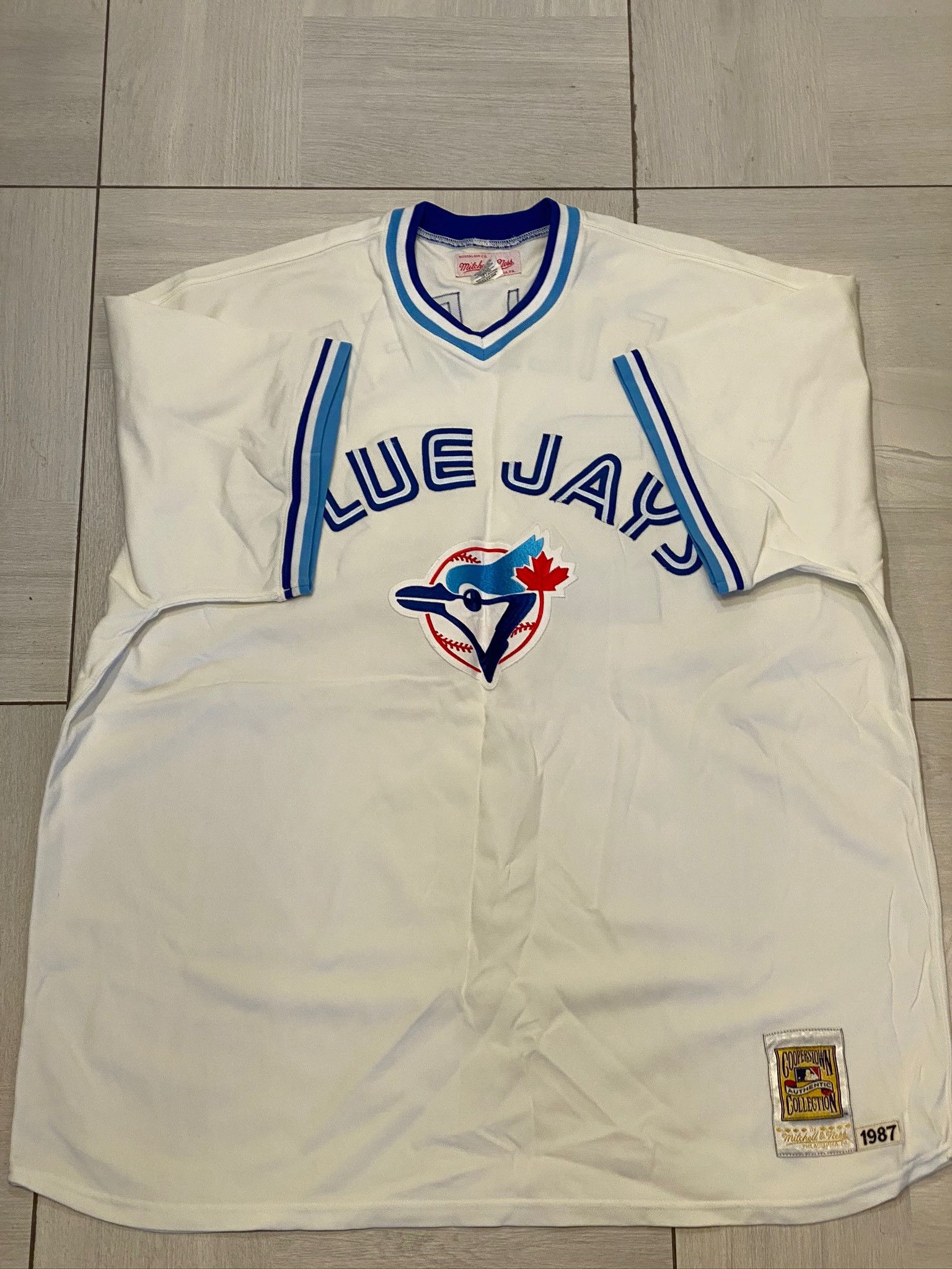 Vintage 1987 Cecil Fielder #23 Toronto Blue Jays Jersey Mitchell & Ness  Sz XL