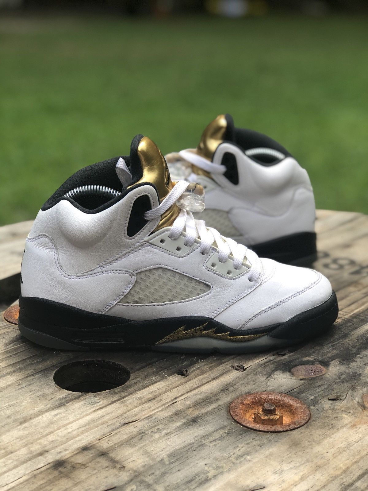 Air Jordan 5 Olympic Gold 5.5y store