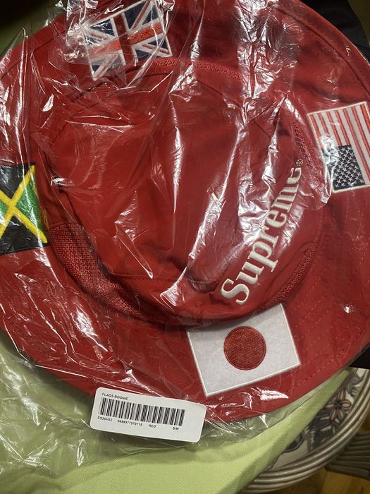 Supreme flags boonie store red