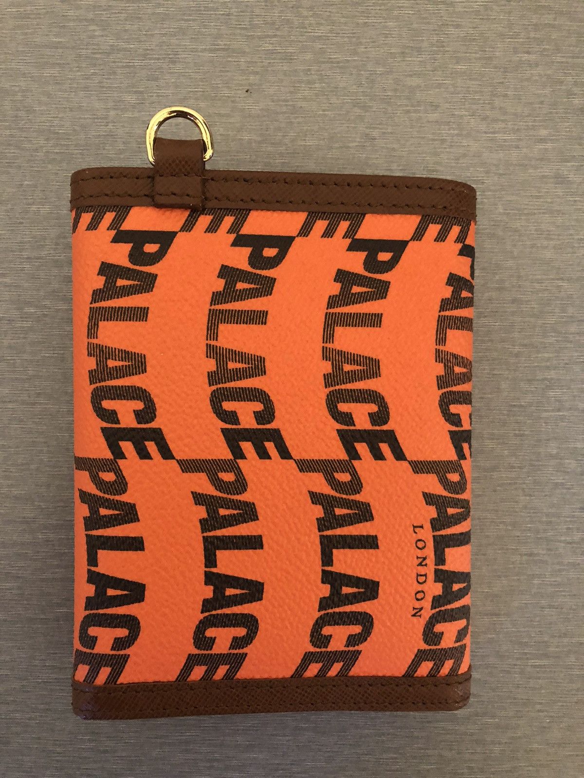 PALACE p-lux velcro wallet orange - 小物
