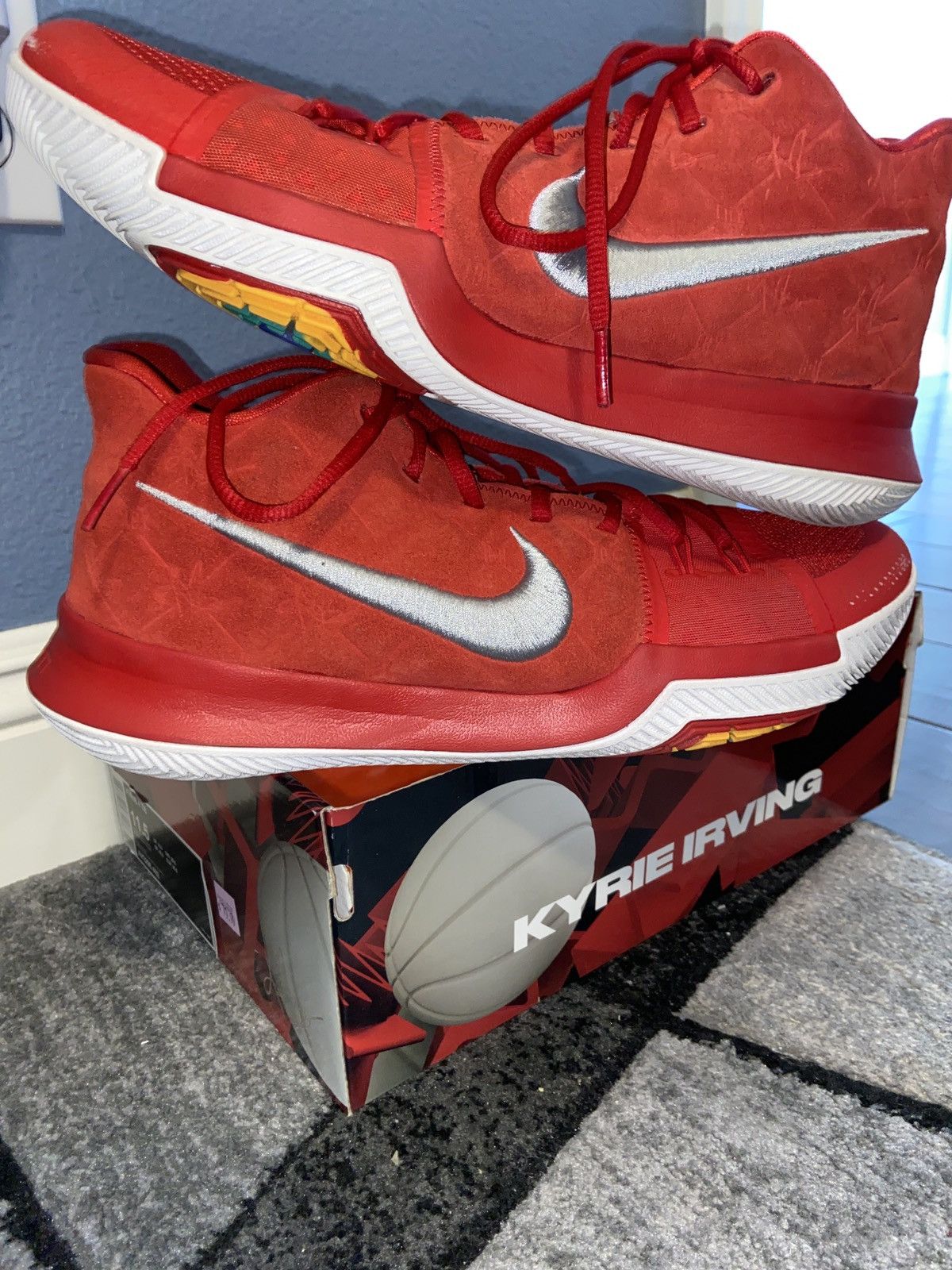 Kyrie Red Suede