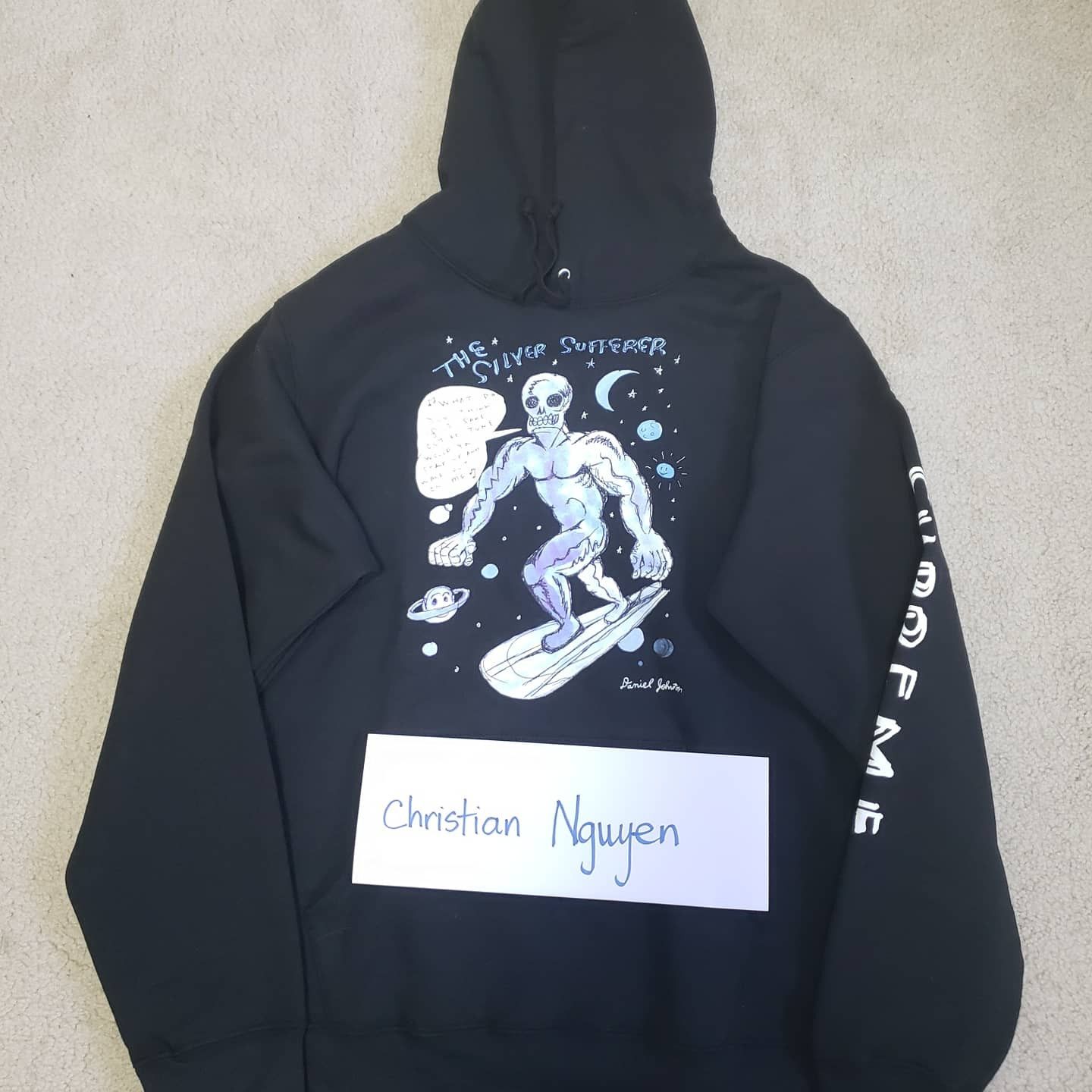 Supreme Supreme Daniel Johnston Silver Surfer Hoodie | Grailed