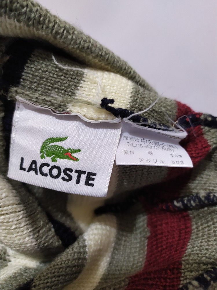 Lacoste Lacoste Stripes Beanie Hats Size ONE SIZE - 7 Thumbnail