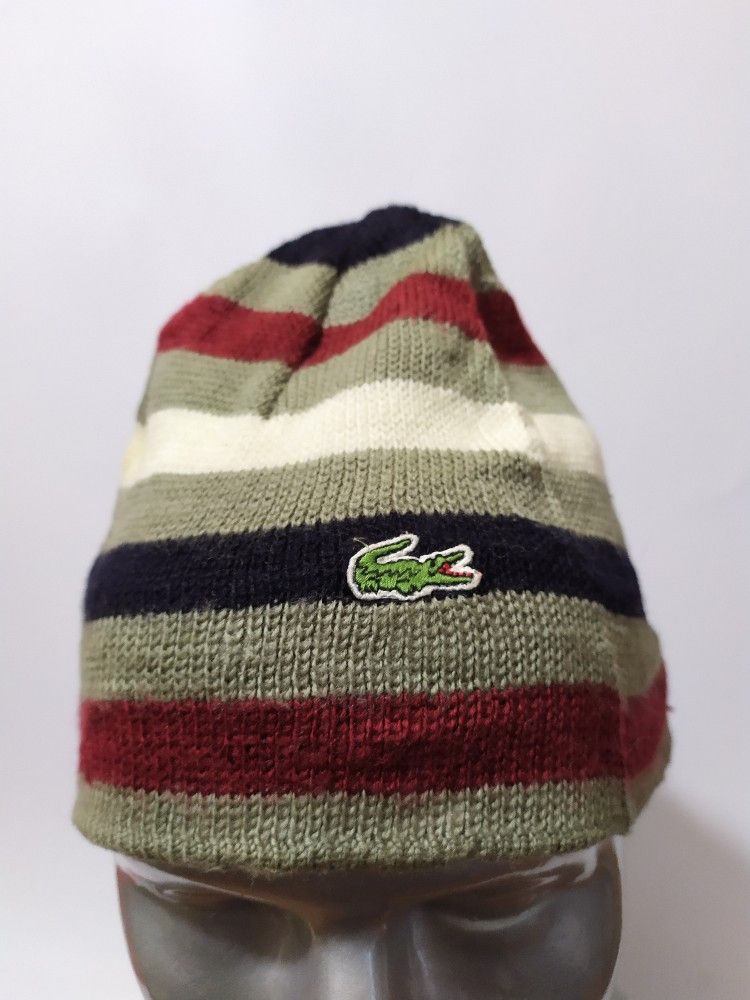 Lacoste Lacoste Stripes Beanie Hats Size ONE SIZE - 2 Thumbnail