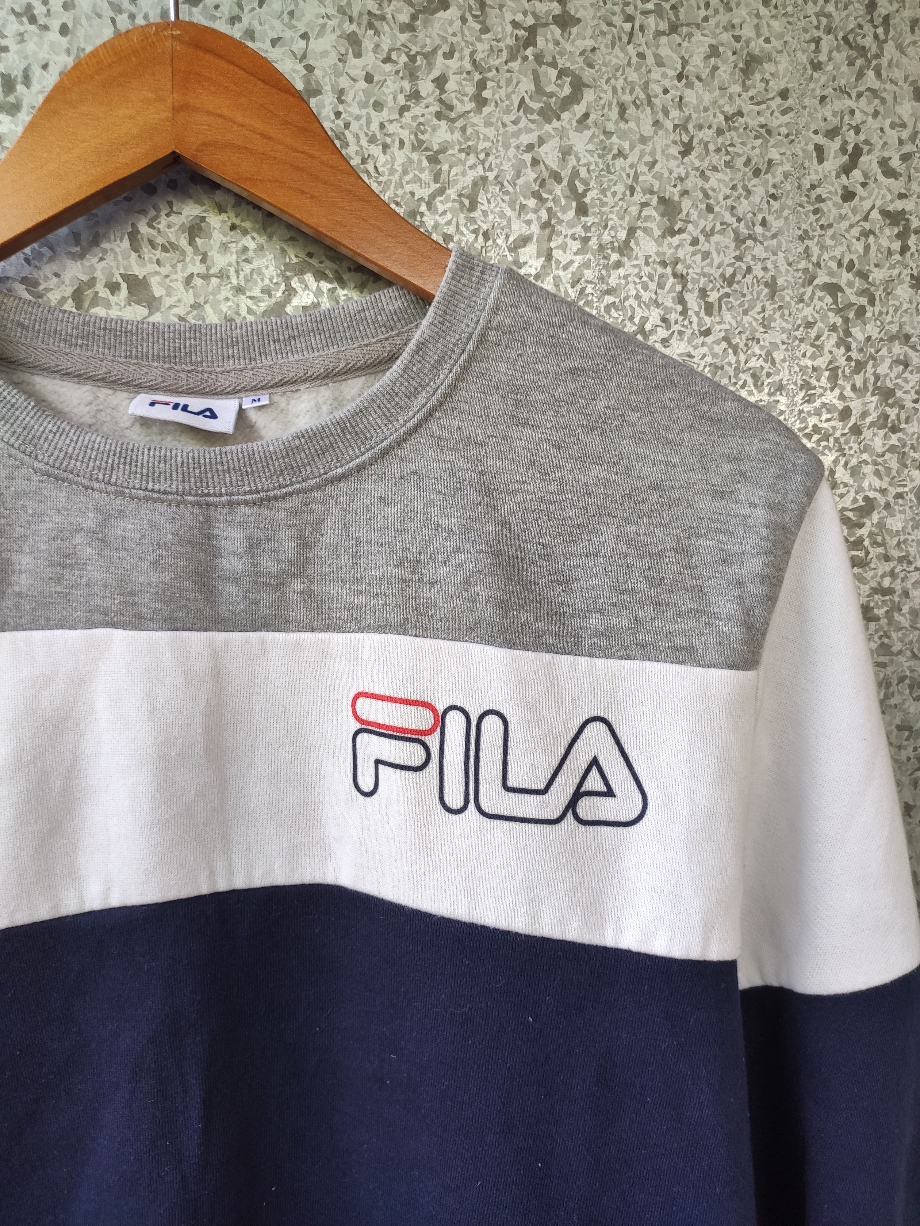 Fila Rare Fila Small Logo Multicolour Sweatshirt Size US M / EU 48-50 / 2 - 2 Thumbnail