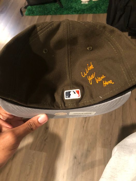 Houston Astro’s Brown Fitted Hat Size 7 1/4 TRAVIS SCOTT Astroworld  Color-way