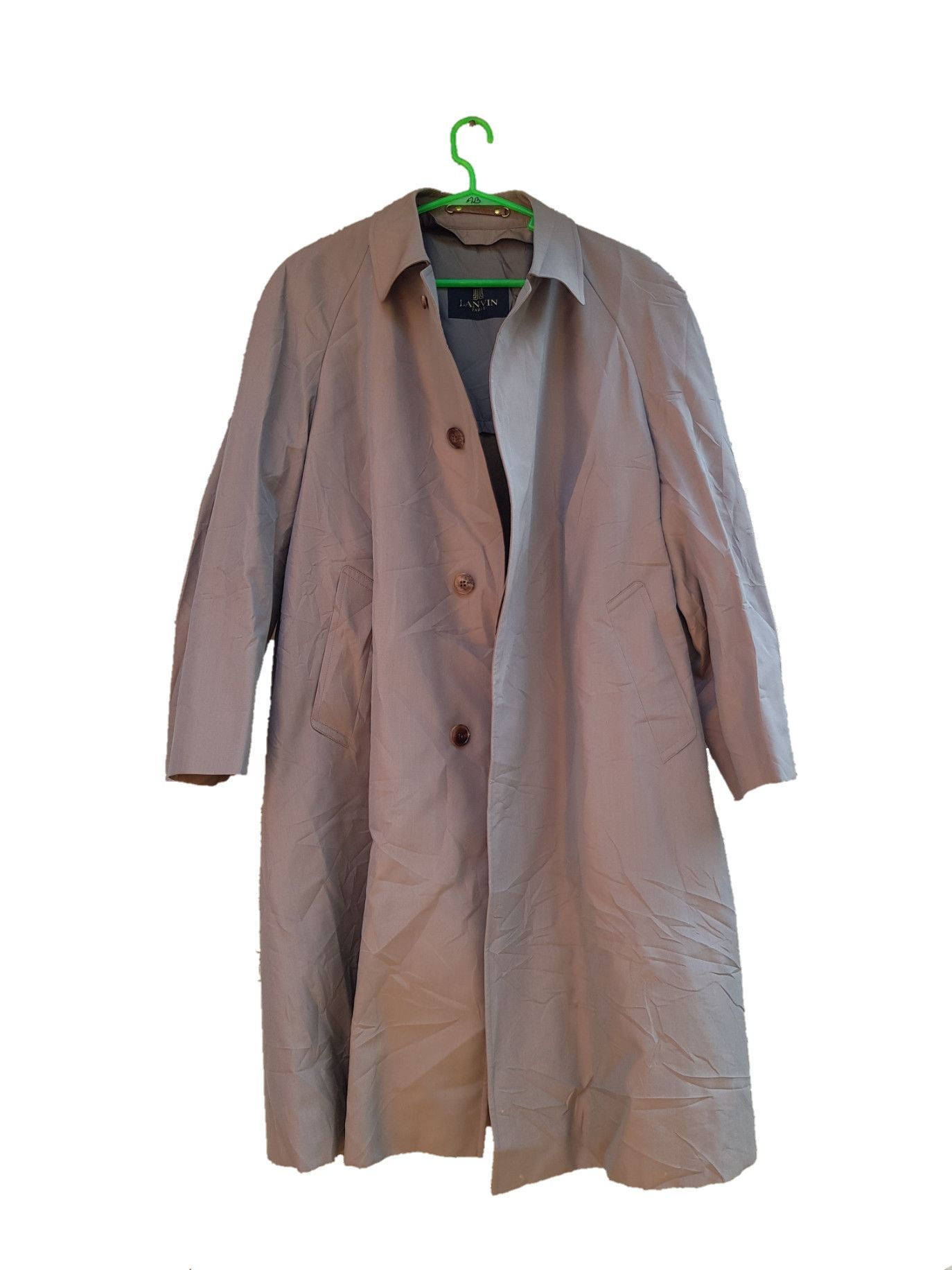 Lanvin × Other Lanvin Fleece Lined Trench Coat pewter grey Size US M / EU 48-50 / 2 - 1 Thumbnail