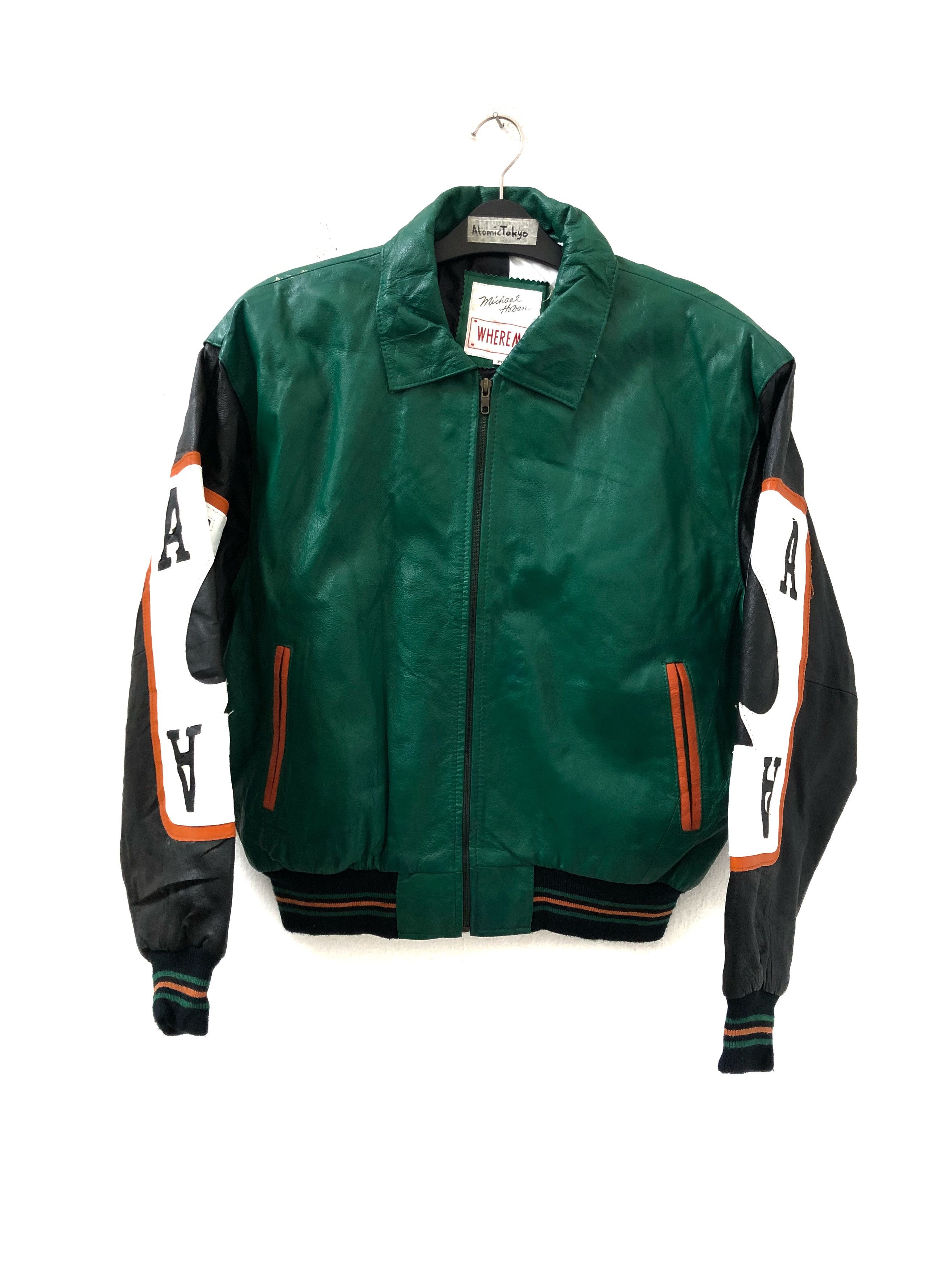 Leather Jacket × Michael Hoban Vintage 90s Michael Hoban Ace