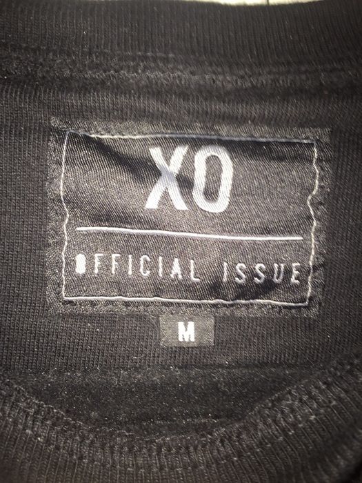 The Weeknd Official Issue XO Cut and Sew Crewneck and Kiss Land Tour ...