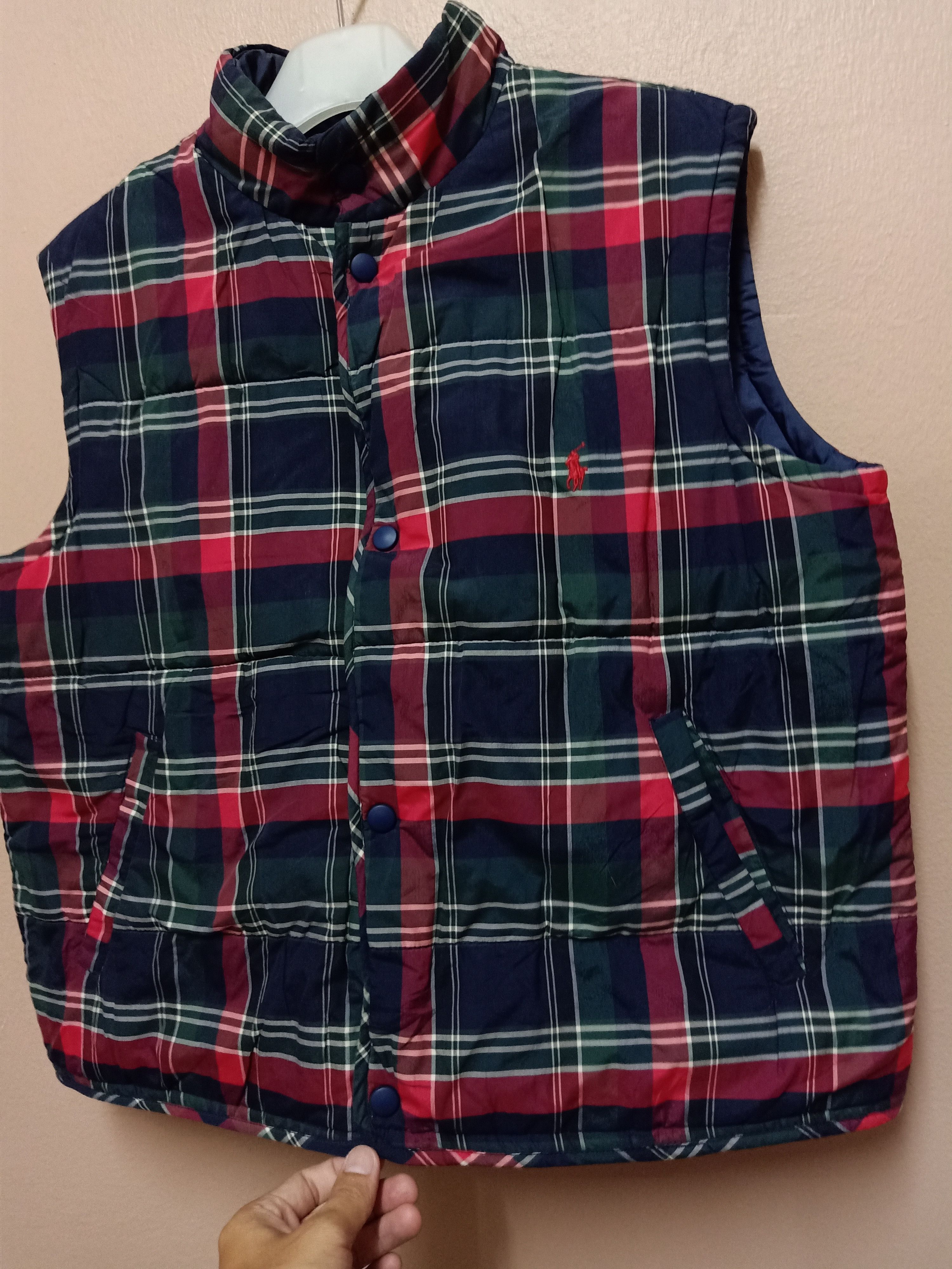 Polo Ralph Lauren Reversible Tartan Polo Ralph Lauren Puffer Vest Size US M / EU 48-50 / 2 - 2 Thumbnail