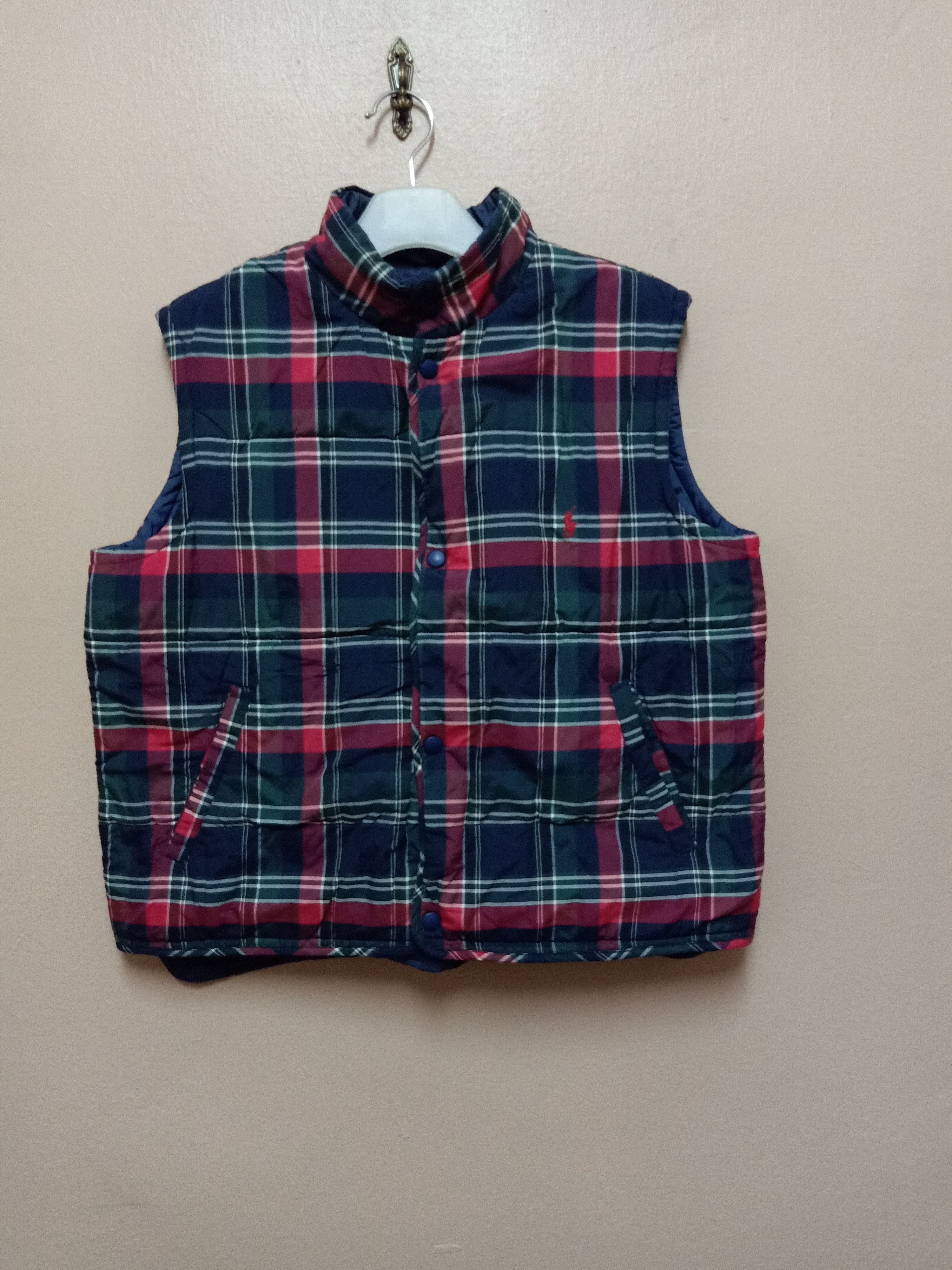 Polo Ralph Lauren Reversible Tartan Polo Ralph Lauren Puffer Vest Size US M / EU 48-50 / 2 - 1 Thumbnail