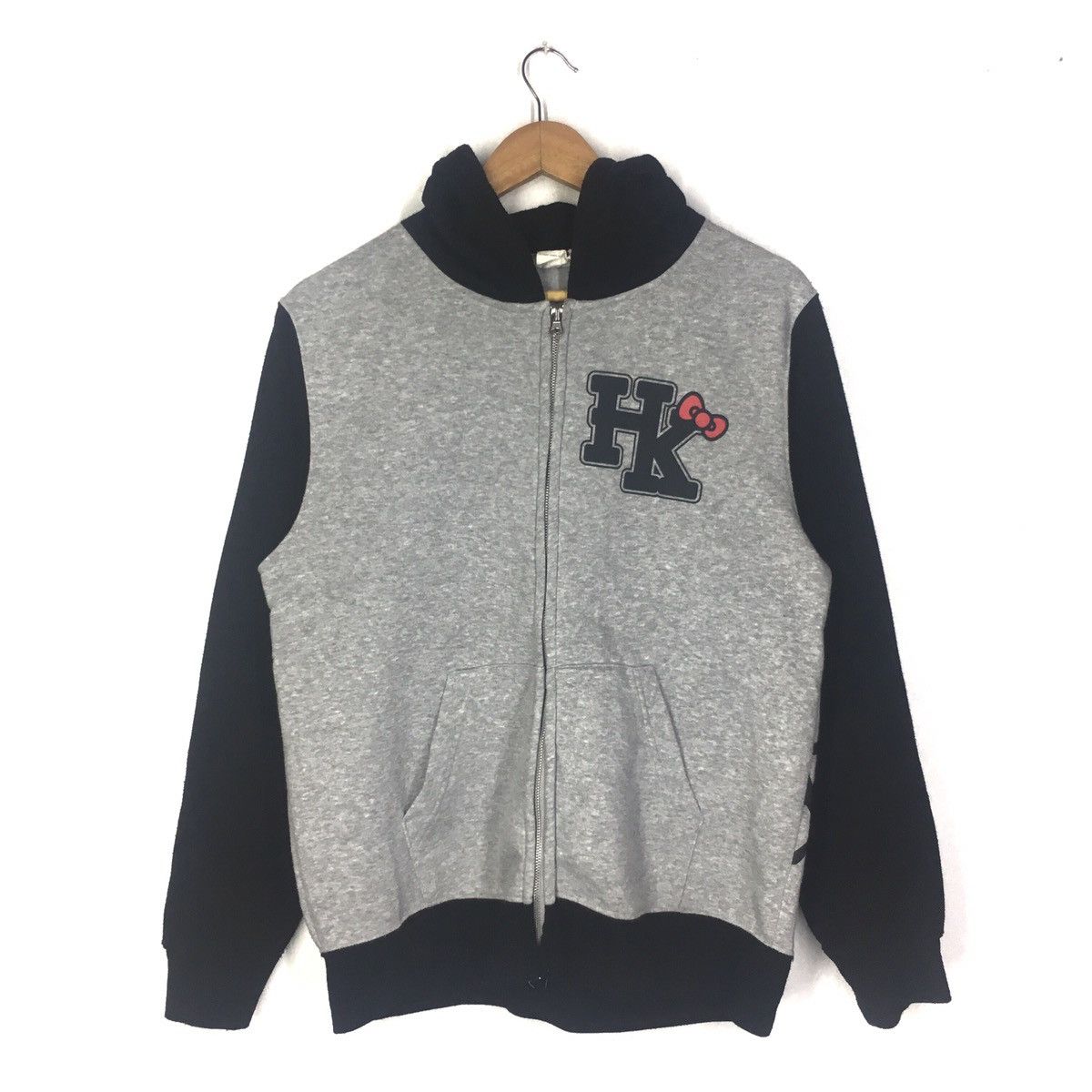 Anime × Cartoon Network × Japanese Brand Hello Kitty Big Logo Print Hoodie Full Zip Size US L / EU 52-54 / 3 - 3 Thumbnail
