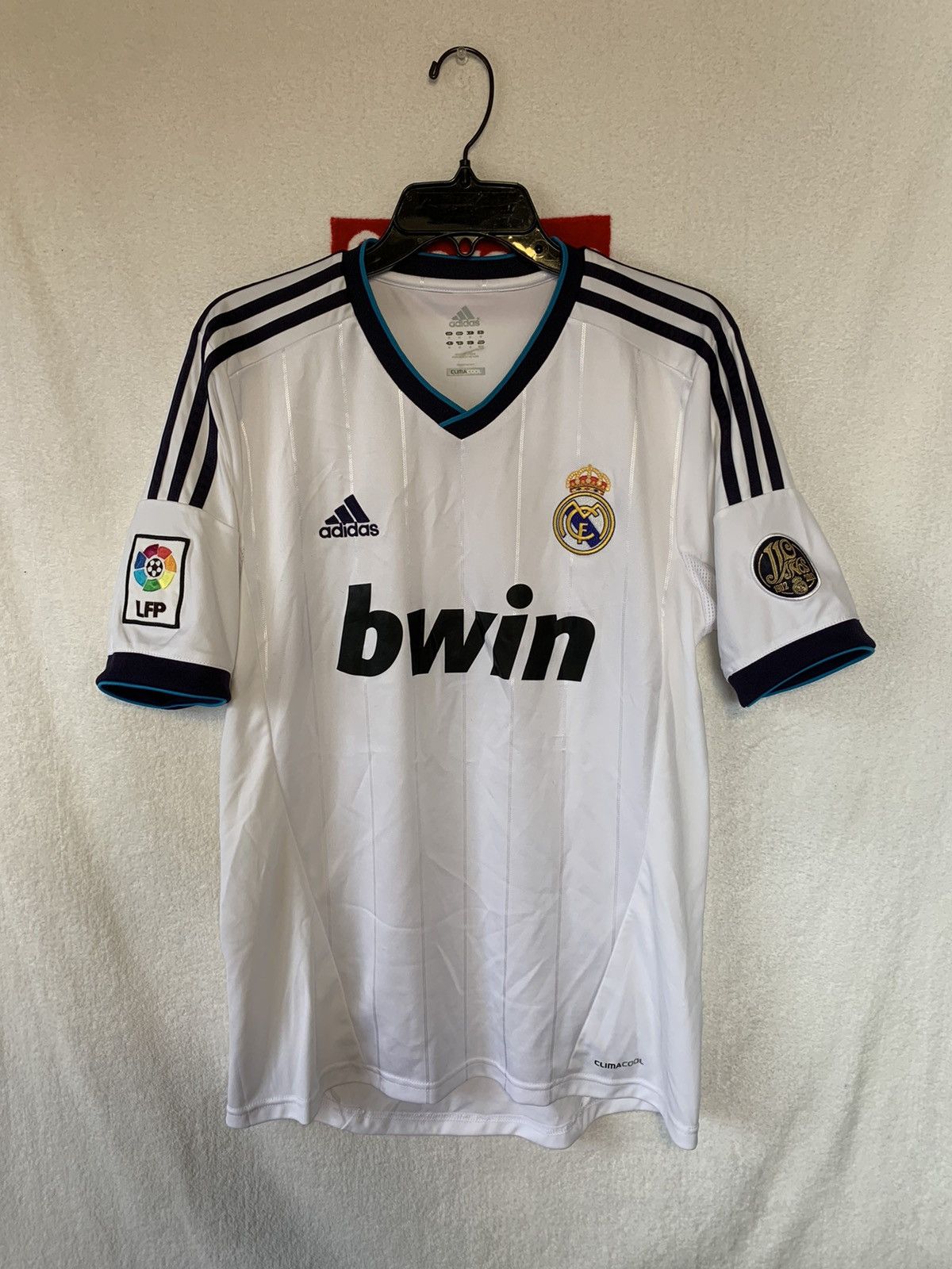 Adidas 2012 Adidas Real Madrid 110 Years Soccer Jersey bwin | Grailed