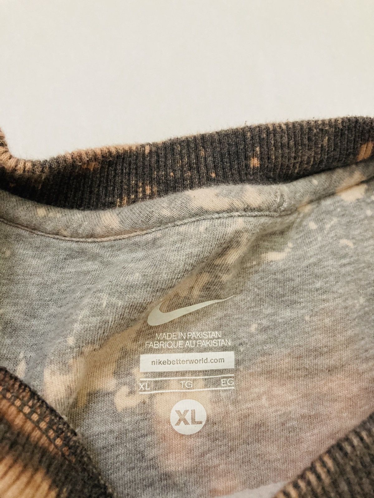 Nike Nike Crewneck Sweatshirt Bleach Brushed Tie Dye Travis Scott Size US XL / EU 56 / 4 - 7 Thumbnail