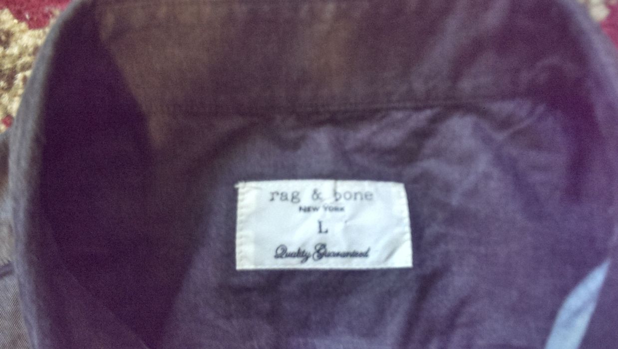 Rag & Bone Handmade in USA Grey Shirt Size US L / EU 52-54 / 3 - 2 Preview