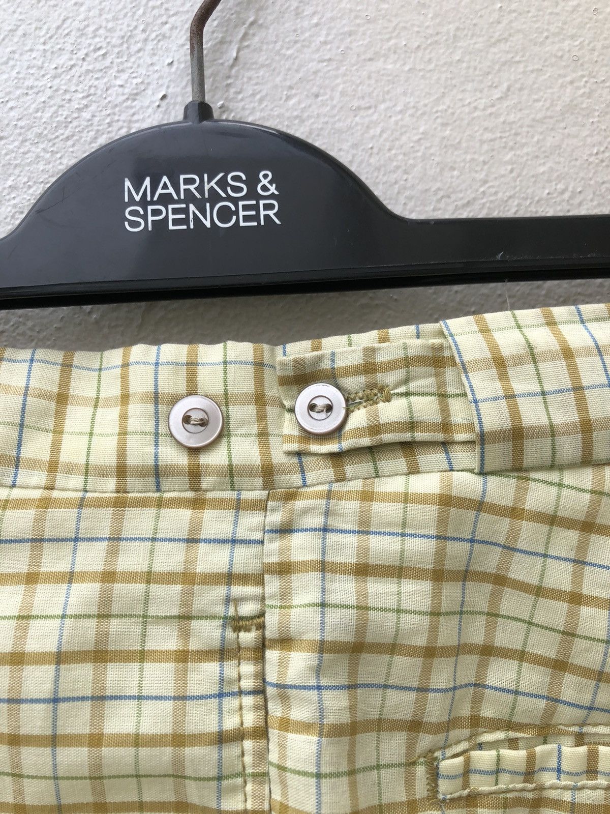 Vintage Vintage 50s 60s Brent Checkered No Belt Loop Short Size US 34 / EU 50 - 13 Thumbnail