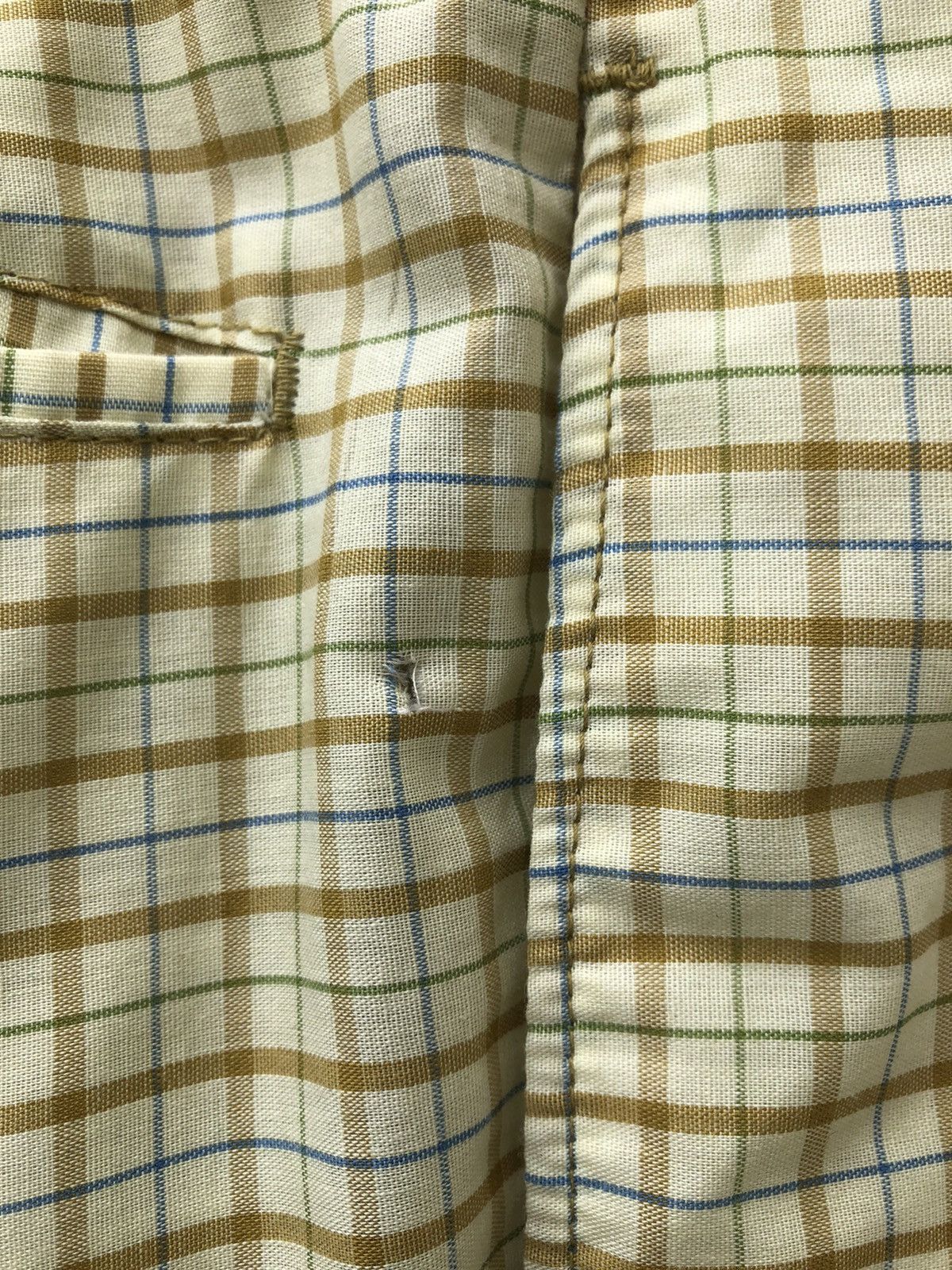 Vintage Vintage 50s 60s Brent Checkered No Belt Loop Short Size US 34 / EU 50 - 16 Thumbnail