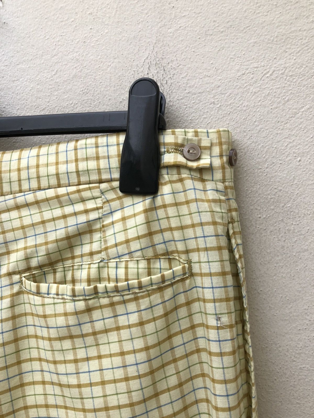 Vintage Vintage 50s 60s Brent Checkered No Belt Loop Short Size US 34 / EU 50 - 9 Thumbnail