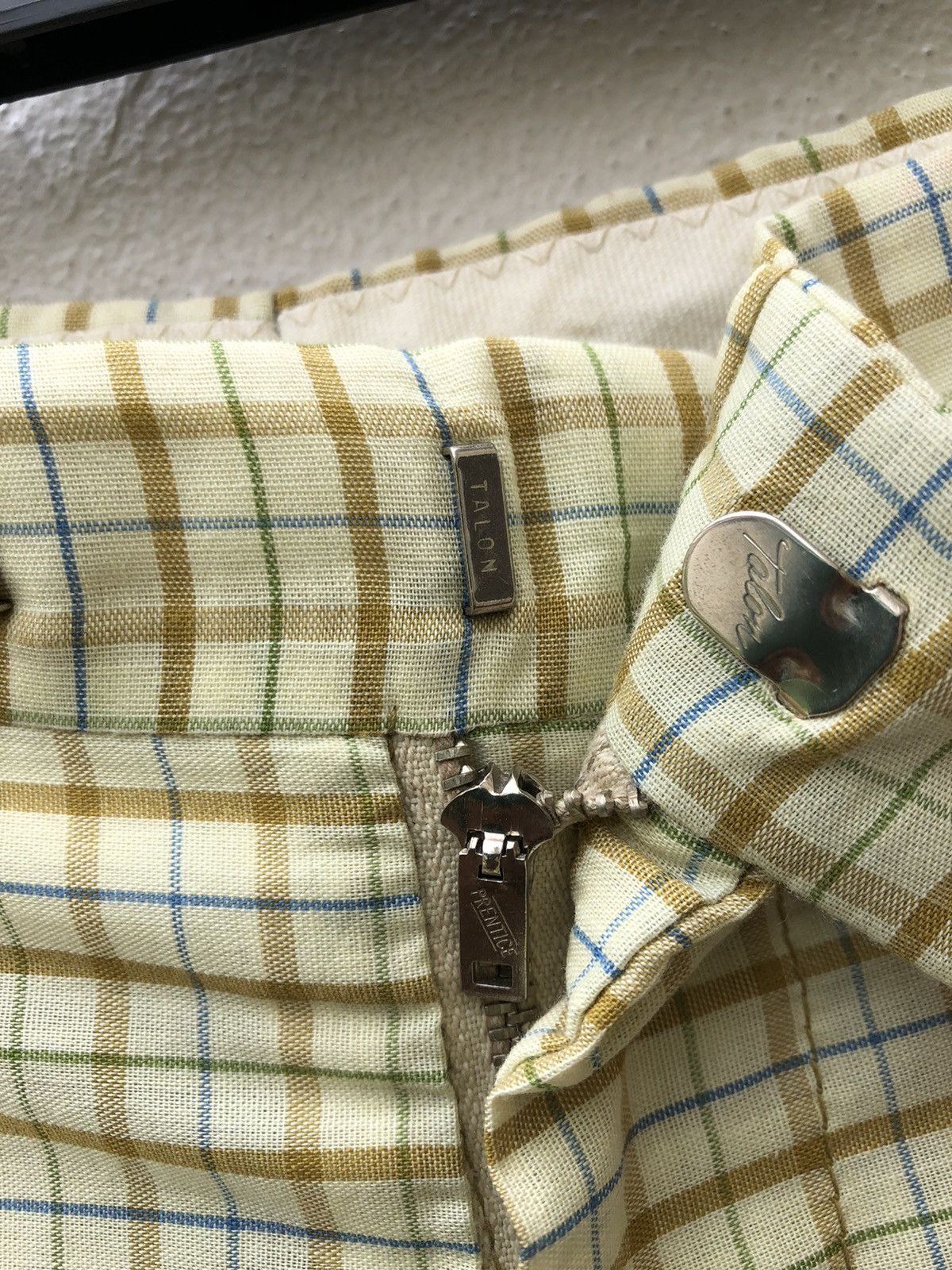 Vintage Vintage 50s 60s Brent Checkered No Belt Loop Short Size US 34 / EU 50 - 5 Thumbnail