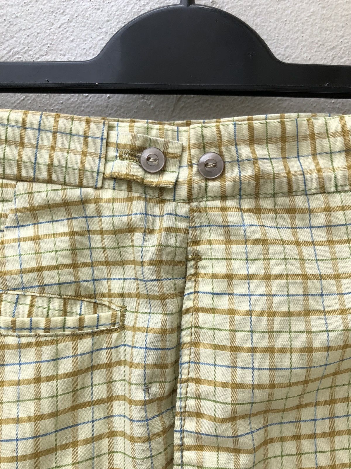 Vintage Vintage 50s 60s Brent Checkered No Belt Loop Short Size US 34 / EU 50 - 15 Thumbnail