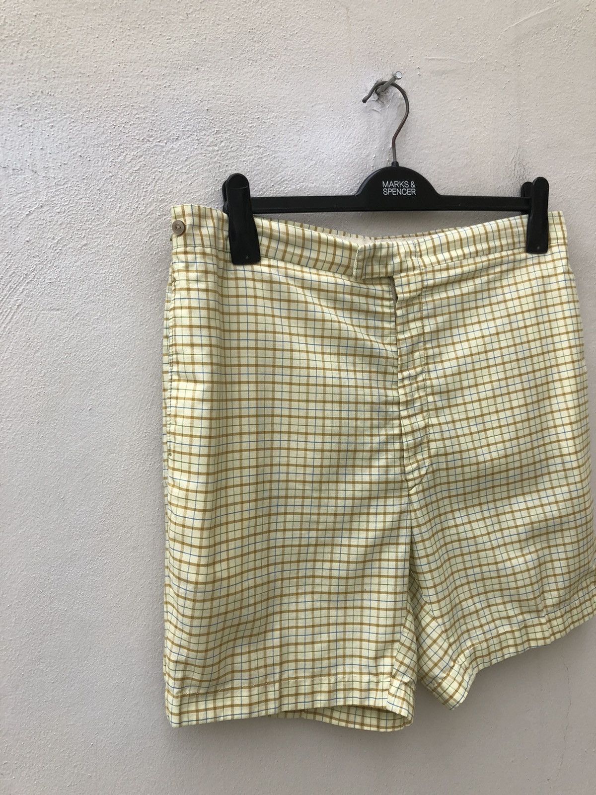 Vintage Vintage 50s 60s Brent Checkered No Belt Loop Short Size US 34 / EU 50 - 2 Thumbnail
