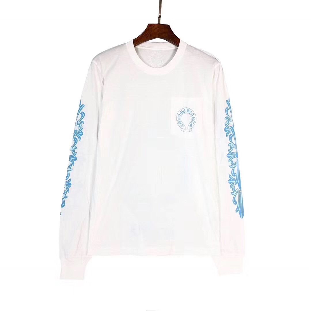 Chrome hearts baby Blue Horse Shoe t store shirt