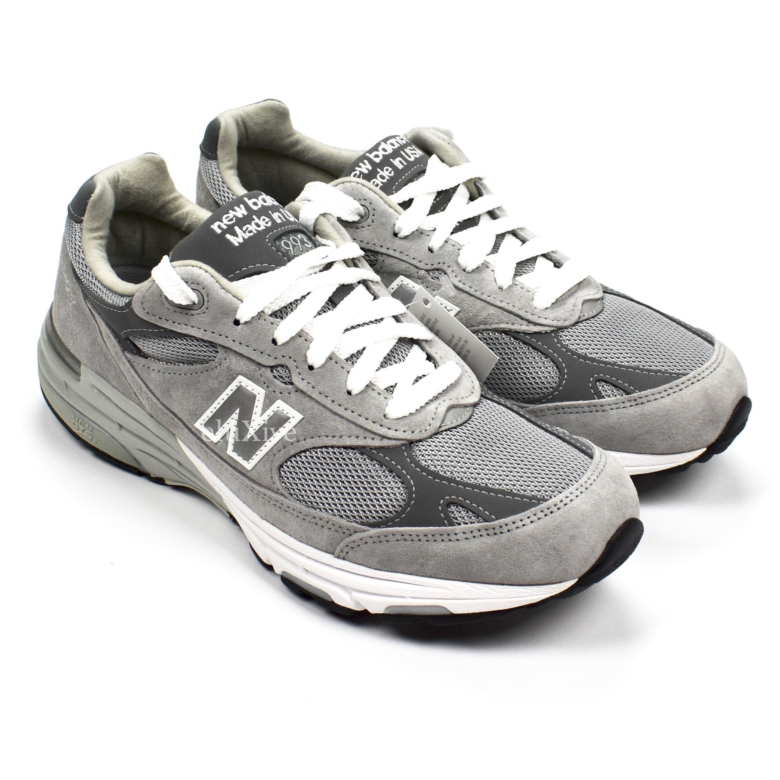 New Balance 993 Sneakers Gray Made in USA Steve Jobs DS Grailed