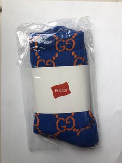 IMRAN POTATO Orange Gucci Socks – HypeNeverDies