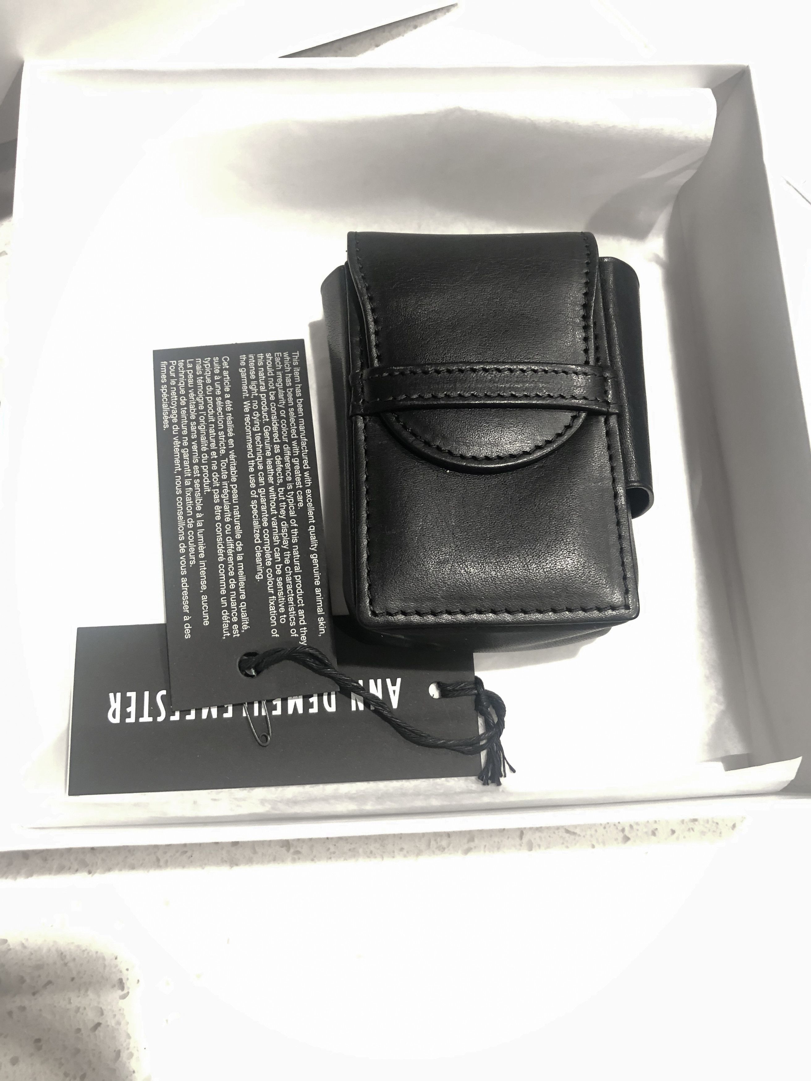 Ann Demeulemeester Ann Demeulemeester Men's Black Cigarette Case
