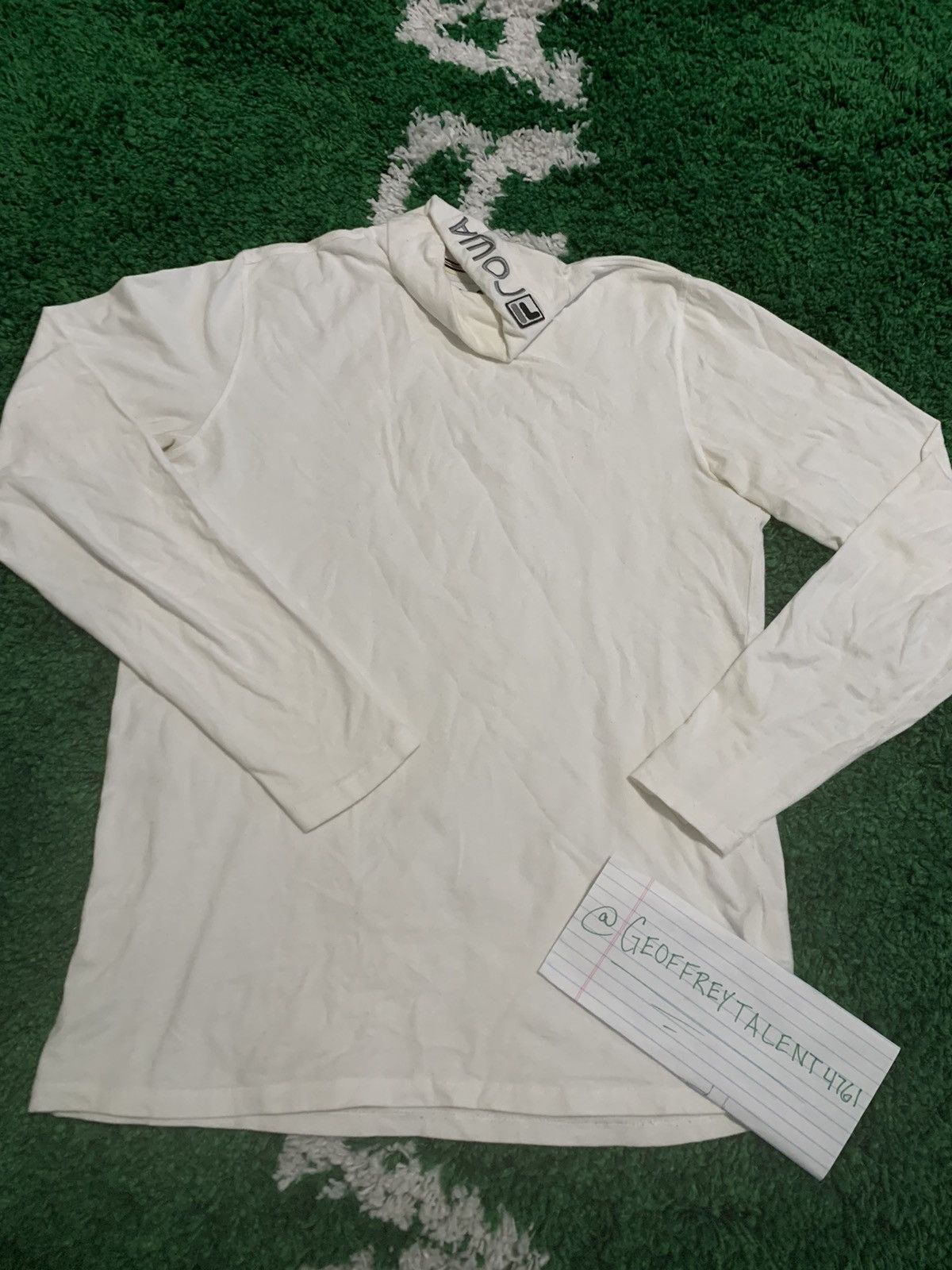 Gosha Rubchinskiy FILA X Gosha Rubchinskiy white turtleneck Grailed