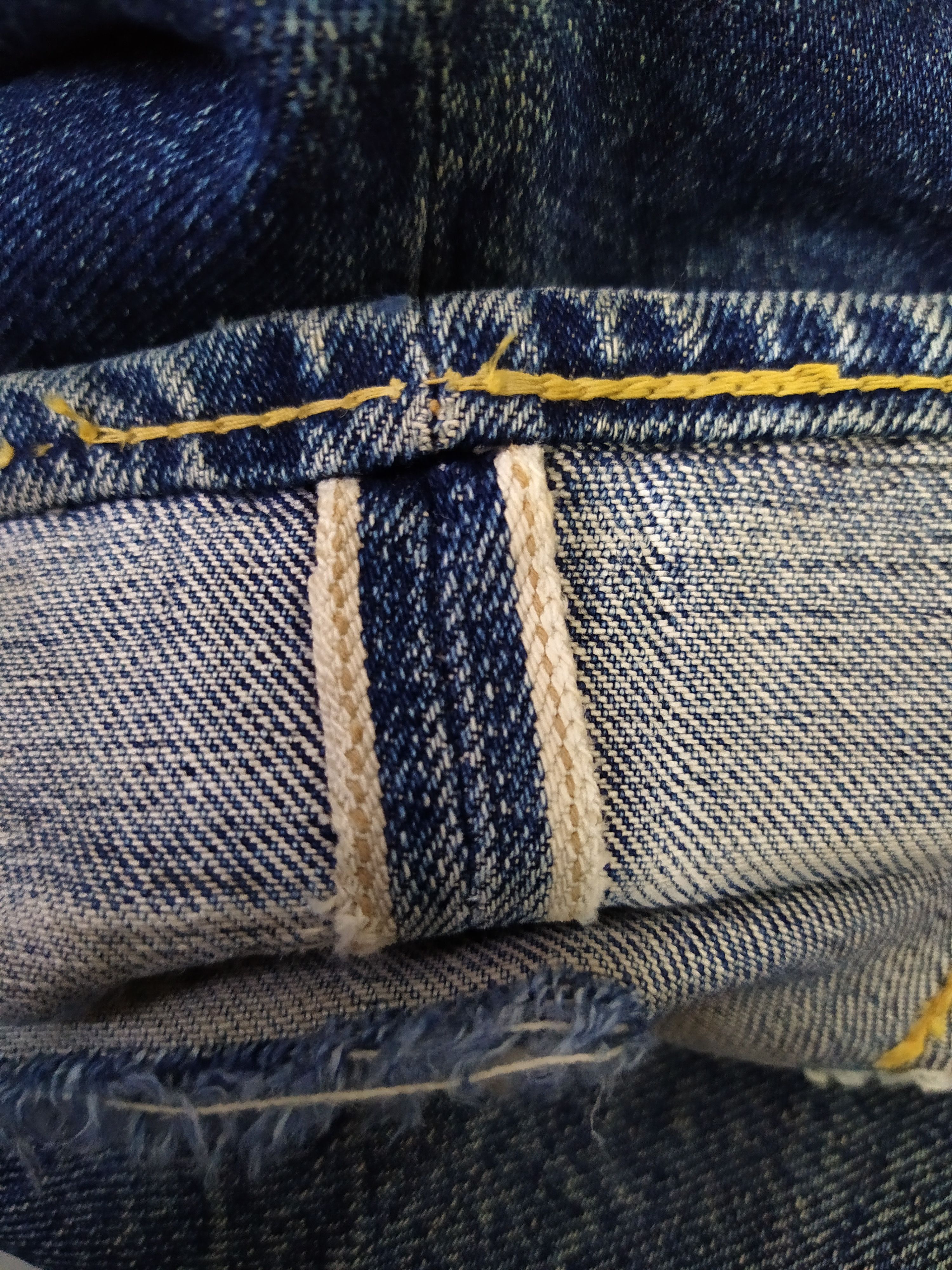 Denime DENIME JAPAN SELVEDGE DENIM DISTRESSED (B348) W31 Size US 31 - 12 Thumbnail