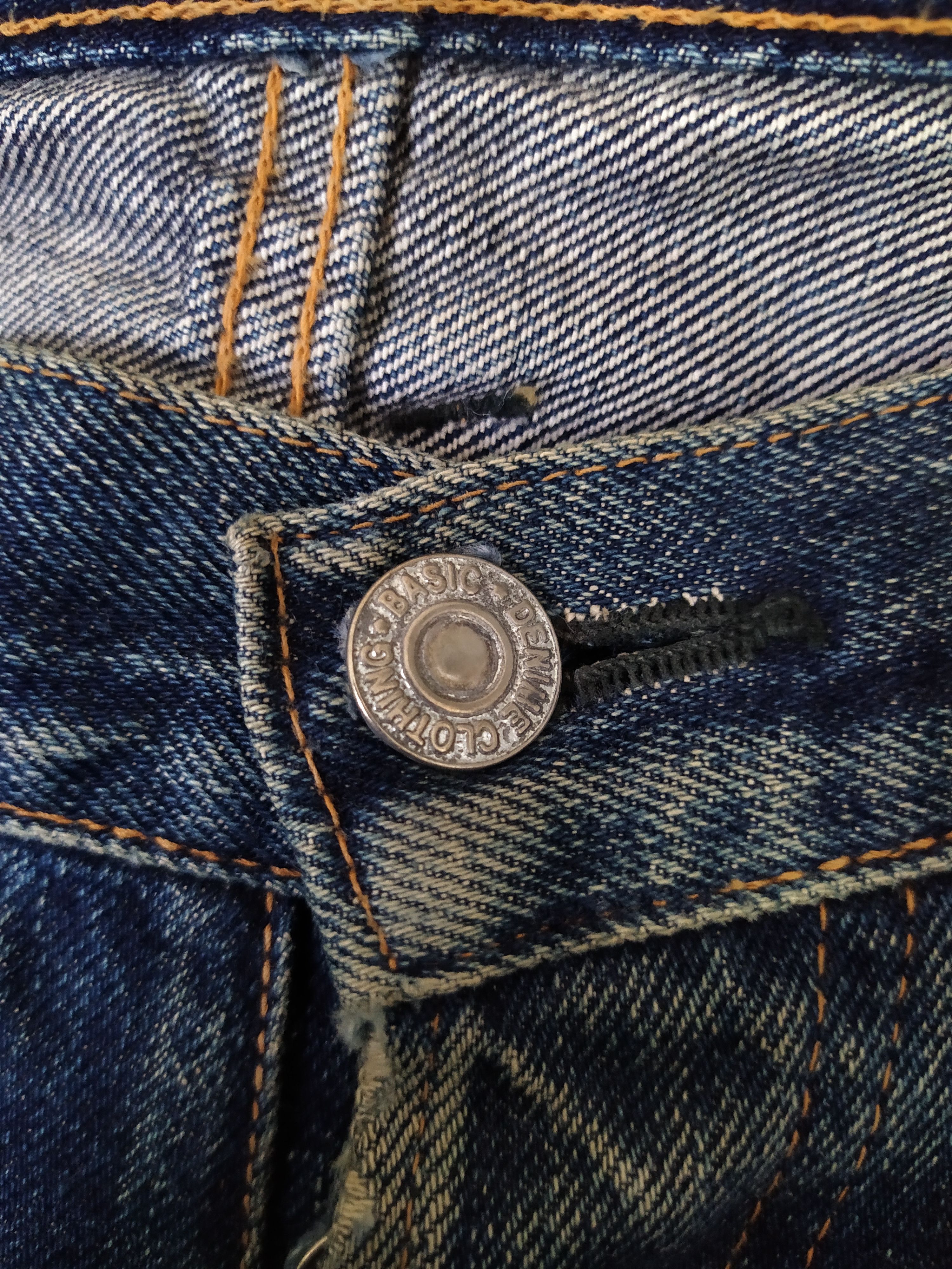 Denime DENIME JAPAN SELVEDGE DENIM DISTRESSED (B348) W31 Size US 31 - 9 Thumbnail