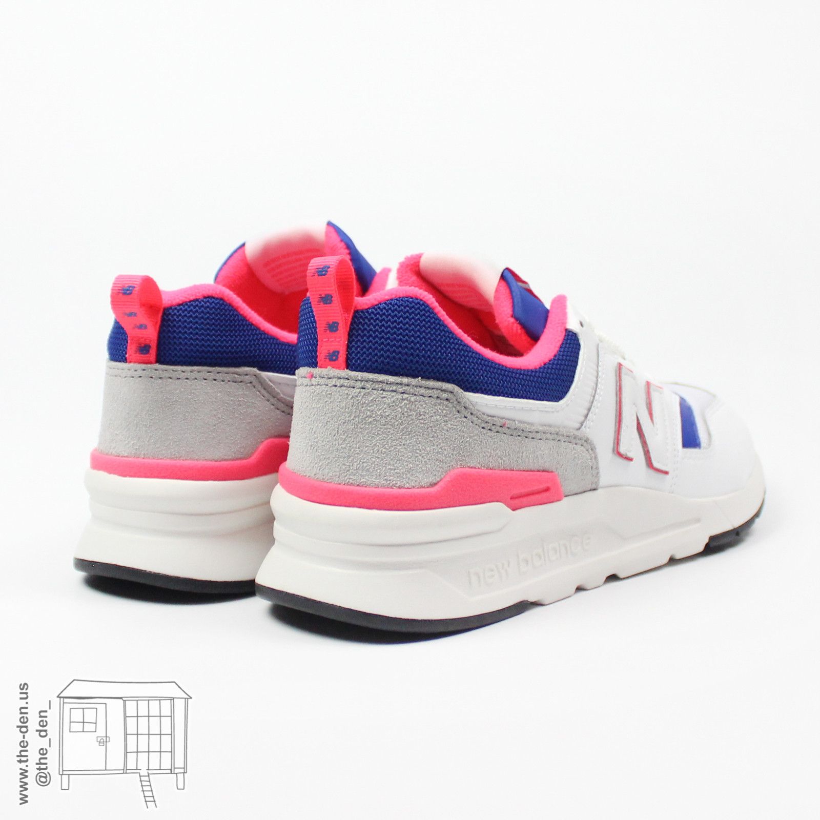 New balance 997h white with laser blue hotsell