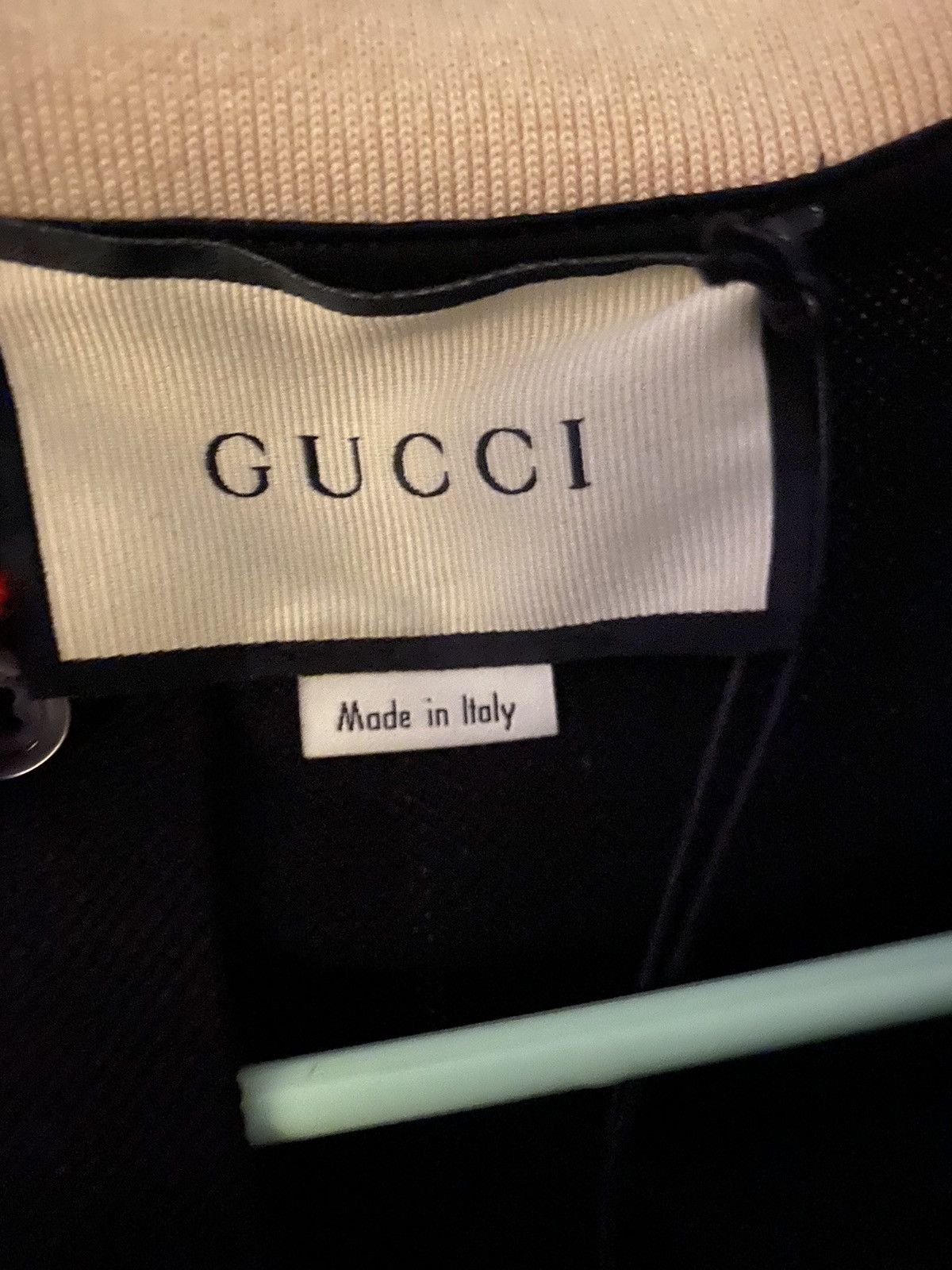 Gucci Black Gucci polo w/stripe Size US L / EU 52-54 / 3 - 3 Thumbnail