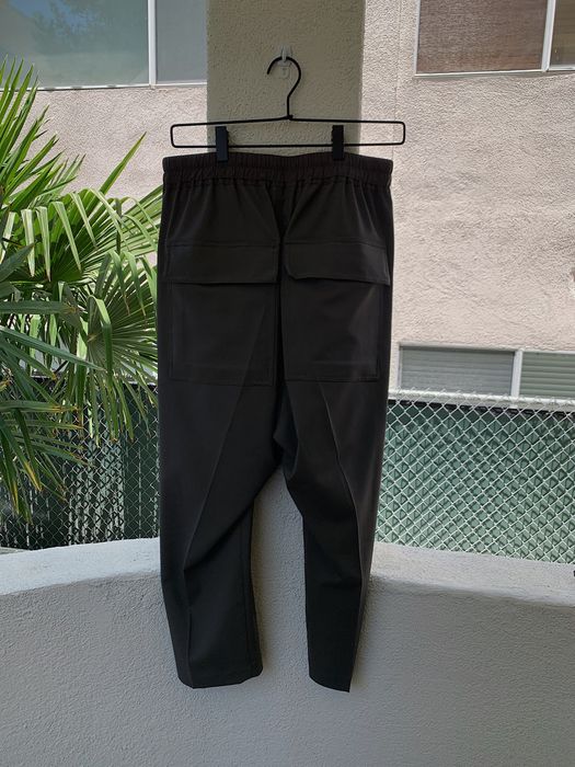 Rick Owens Cropped Drawstring Astaires (Dark Dust) | Grailed