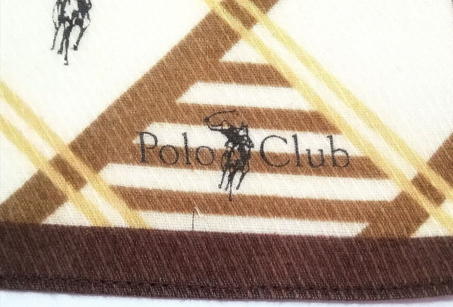 Beverly Hills Polo Club × Vintage POLO CLUB BANDANA HANDKERCHIEF VINTAGE DESIGN Size ONE SIZE - 4 Thumbnail
