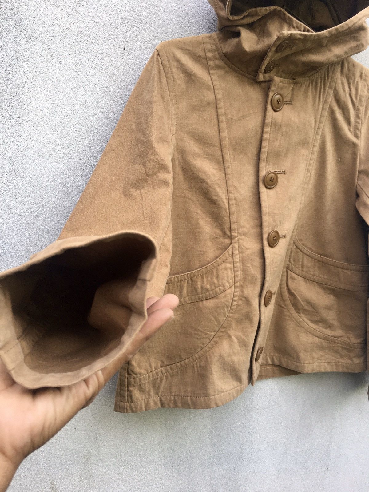 Issey Miyake × Japanese Brand Issey Miyake Sunao Kuwahara Style Jacket Hoodie Size US M / EU 48-50 / 2 - 3 Thumbnail