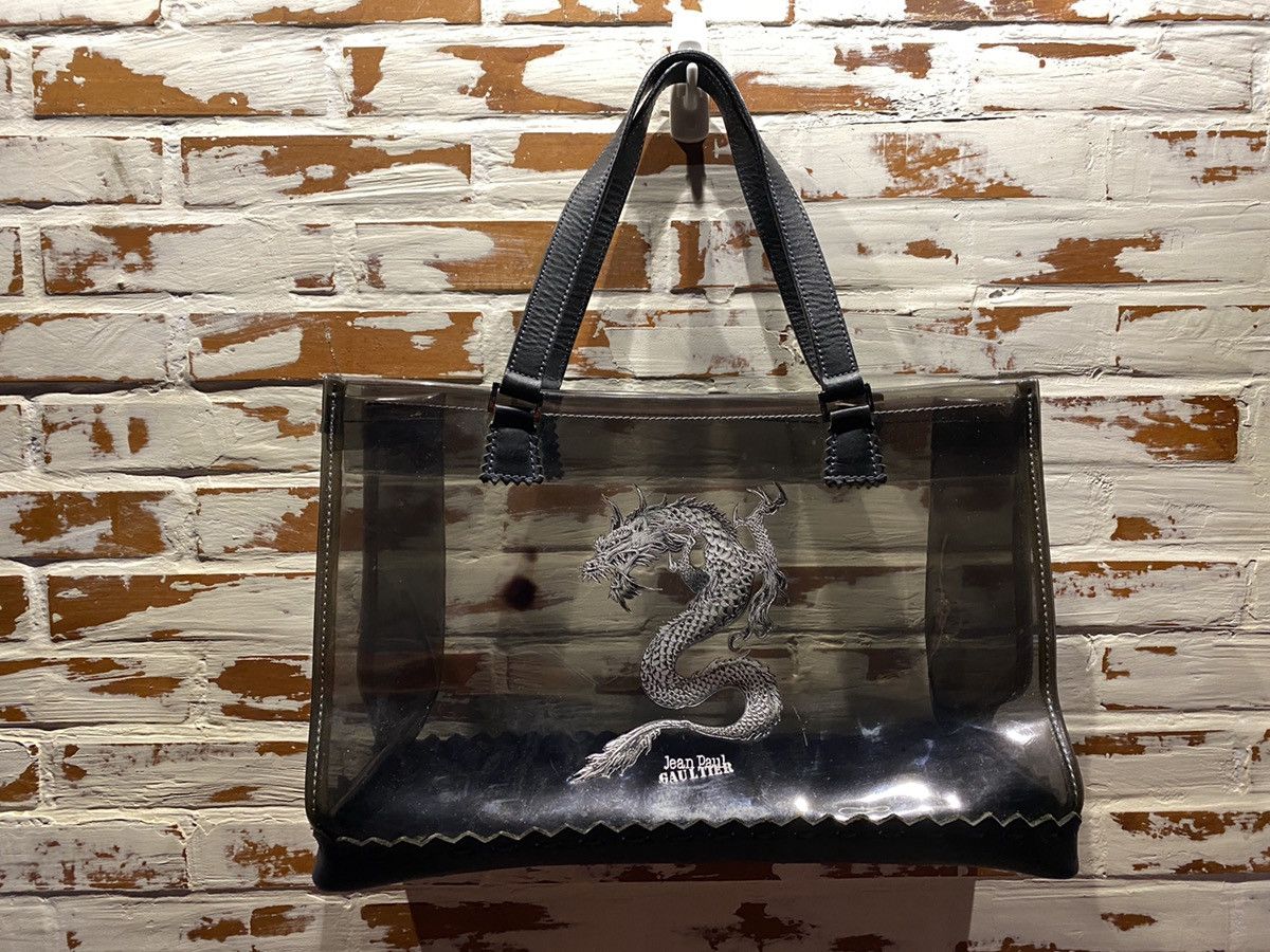 バッグ Jean Paul Gaultier Dragon bag Archive Jean Paul Gaultier Black Leather Dragon Crossbody Bag