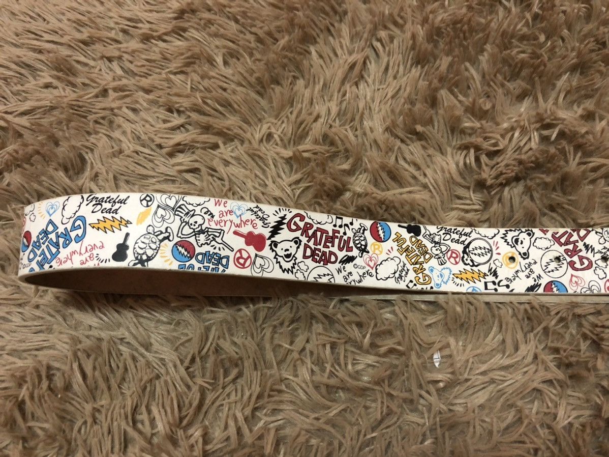 Grateful Dead Grateful Dead Pop Art Printing Belts Size 44 - 4 Thumbnail
