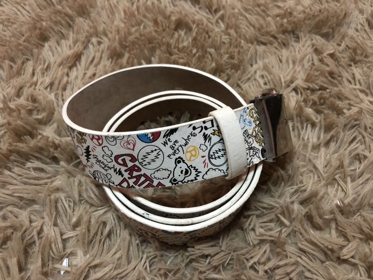 Grateful Dead Grateful Dead Pop Art Printing Belts Size 44 - 1 Thumbnail