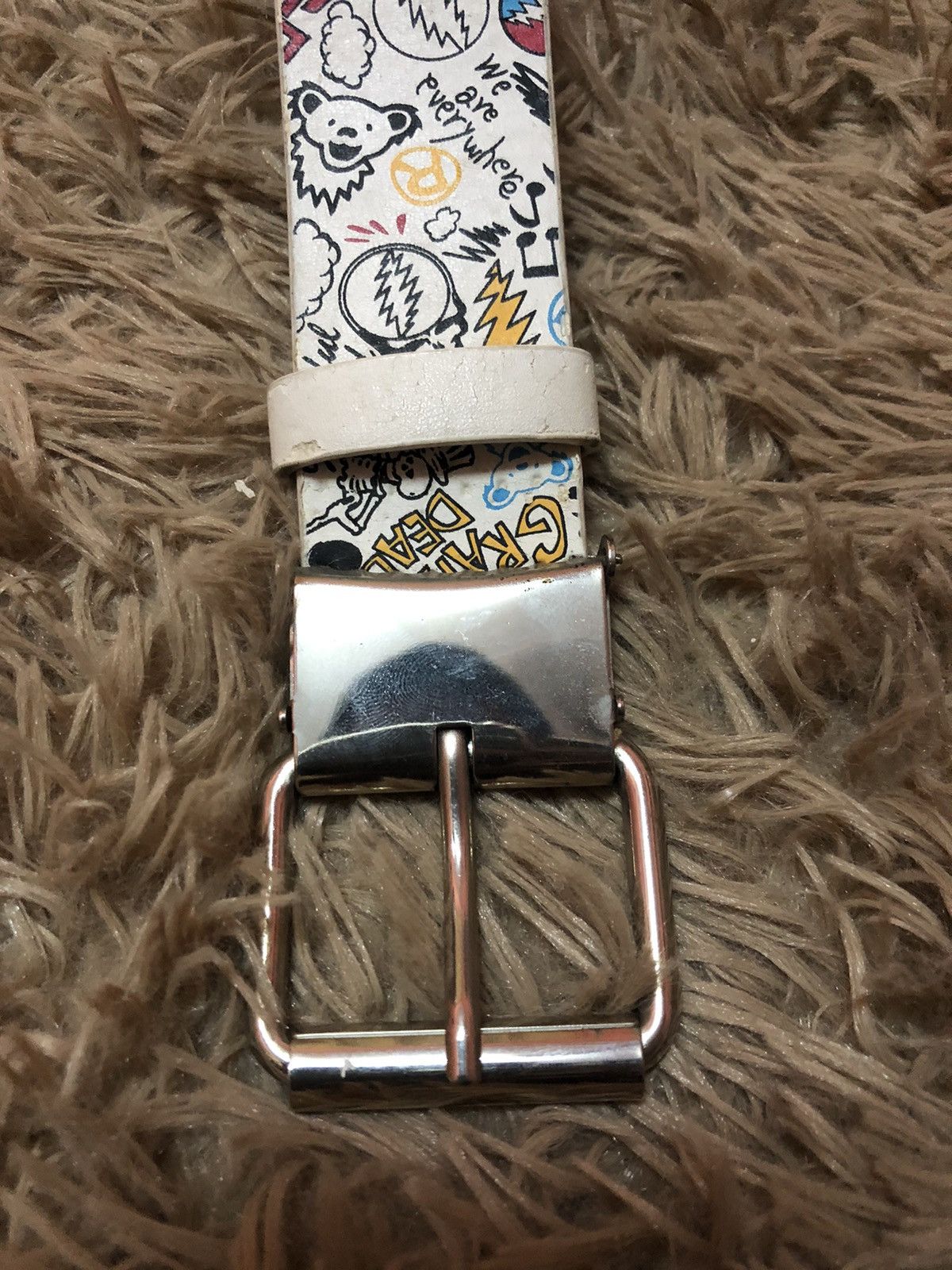 Grateful Dead Grateful Dead Pop Art Printing Belts Size 44 - 5 Thumbnail