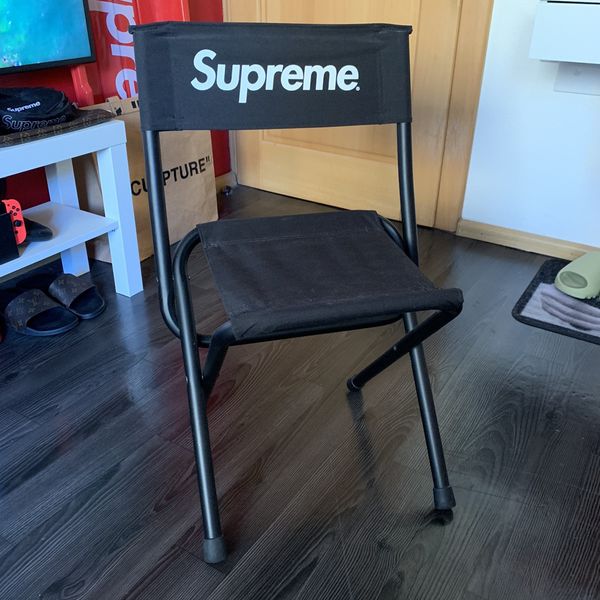 Supreme 2015 S S SUPREME x COLEMAN FOLDING CHAIR BLACK Grailed