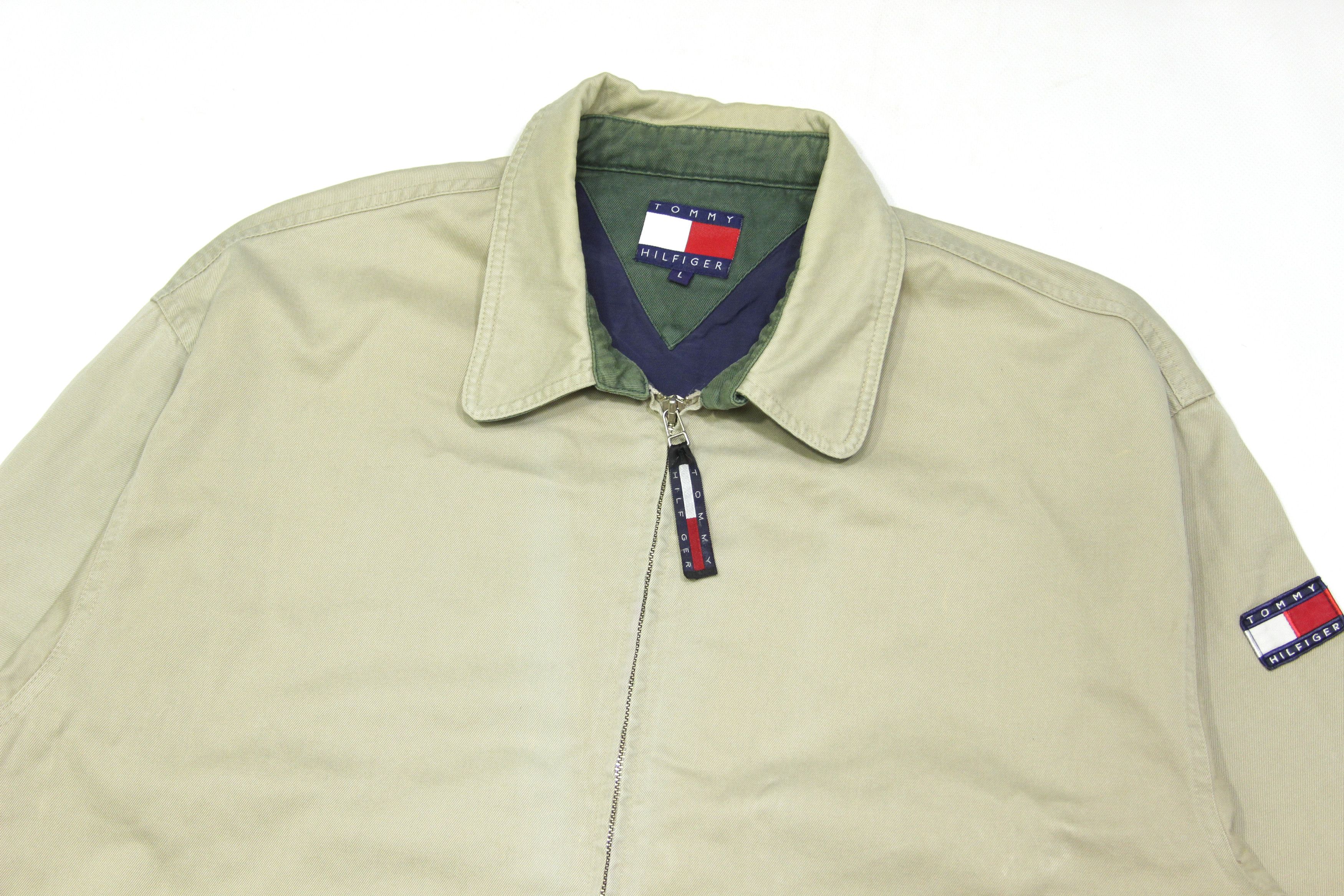 Tommy Hilfiger 90S Patch Logo Blouson Jacket Vintage Size US L / EU 52-54 / 3 - 3 Thumbnail