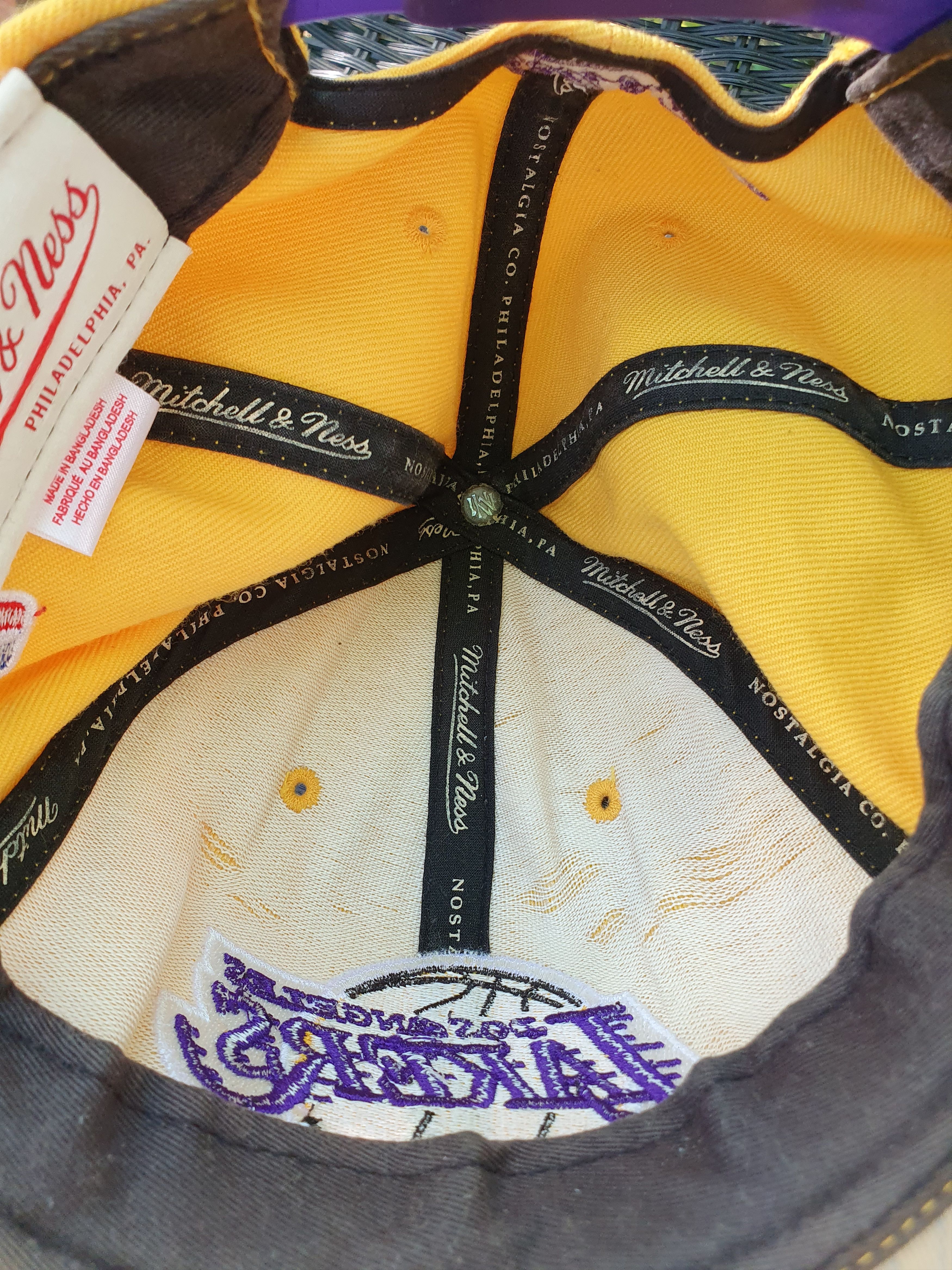 Mitchell & Ness × NBA LA Lakers Mitchell & Ness Hardwood Snapback Hat size all Size ONE SIZE - 11 Thumbnail