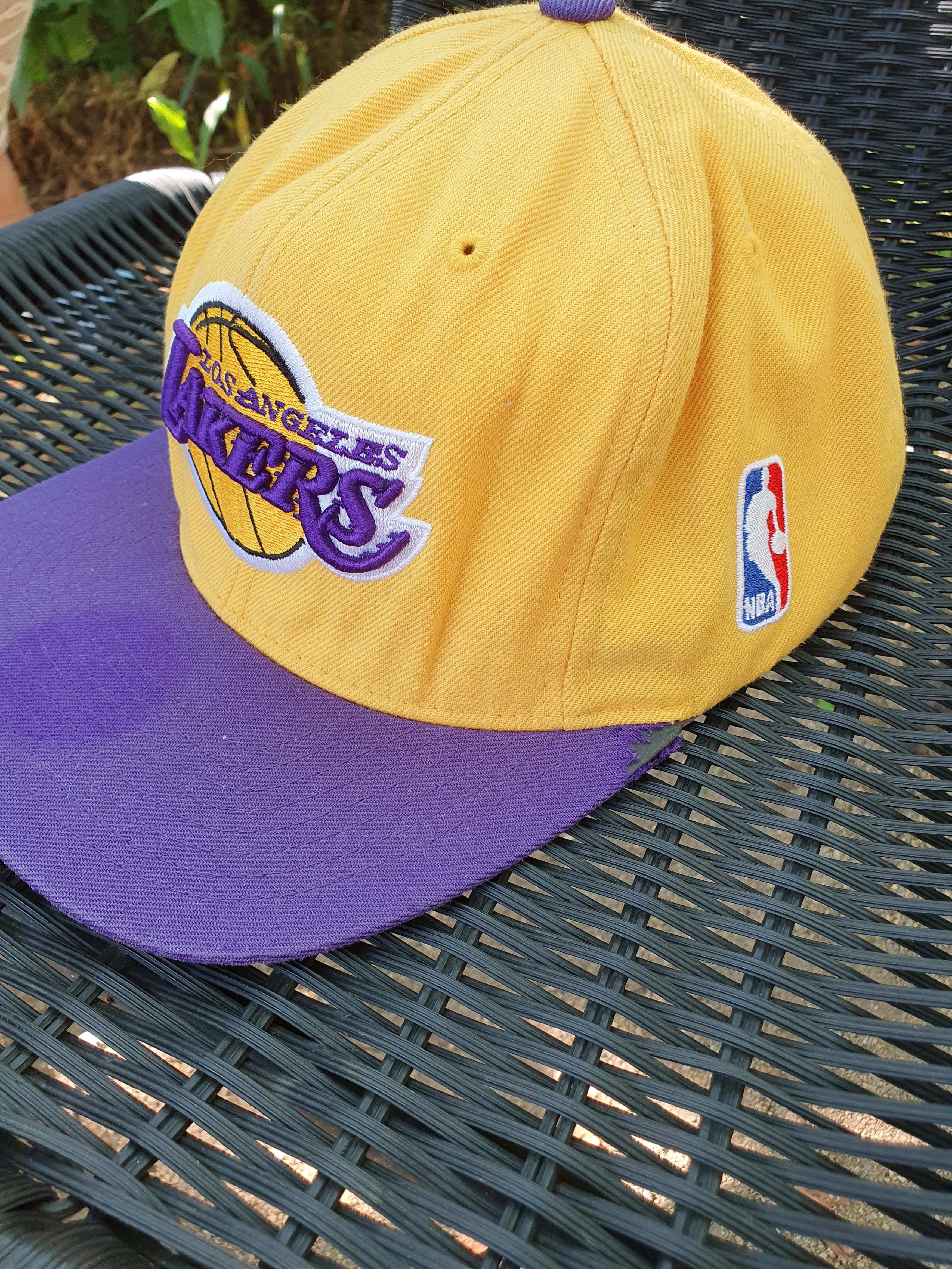 Mitchell & Ness × NBA LA Lakers Mitchell & Ness Hardwood Snapback Hat size all Size ONE SIZE - 3 Thumbnail