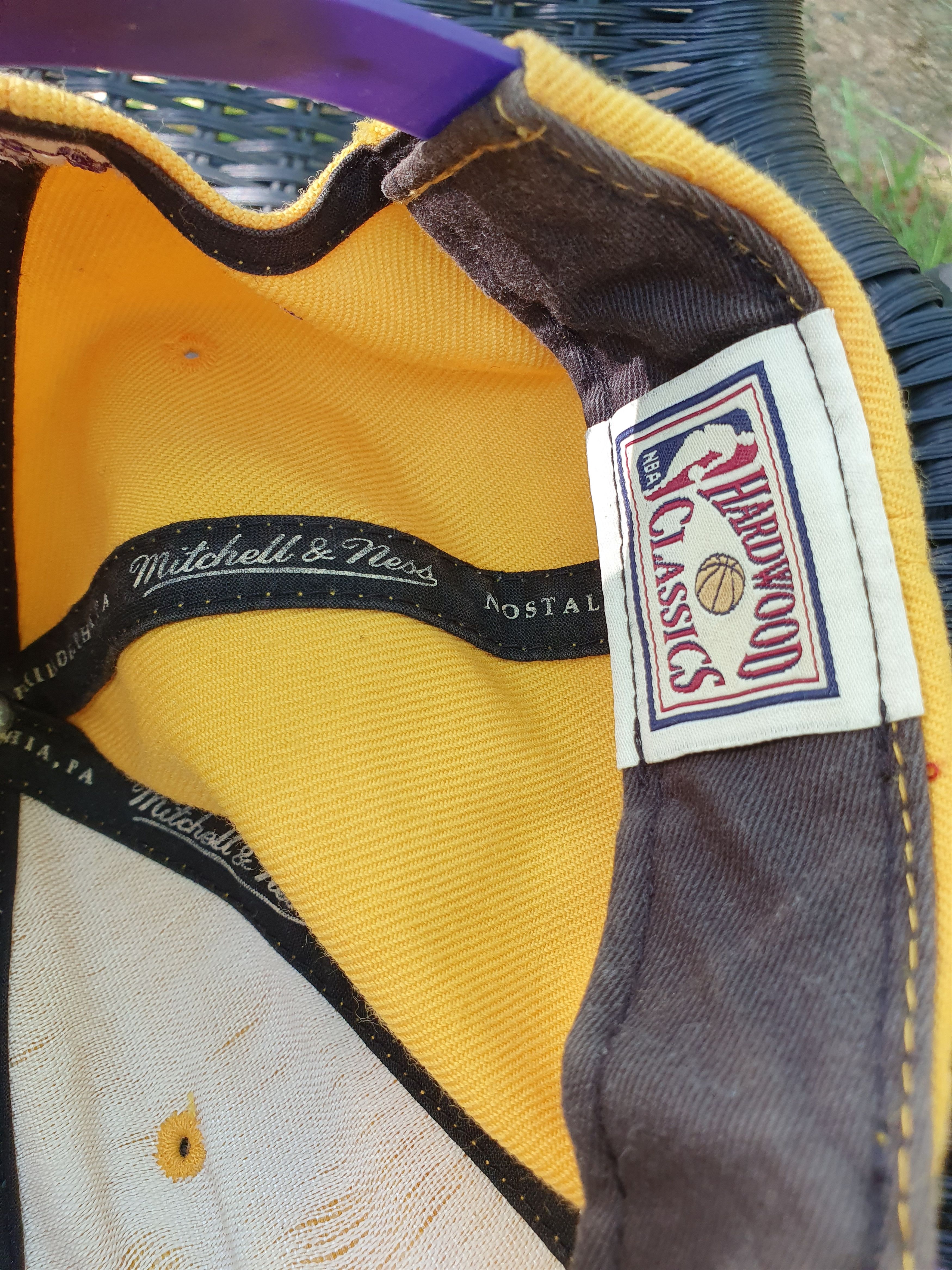 Mitchell & Ness × NBA LA Lakers Mitchell & Ness Hardwood Snapback Hat size all Size ONE SIZE - 12 Thumbnail