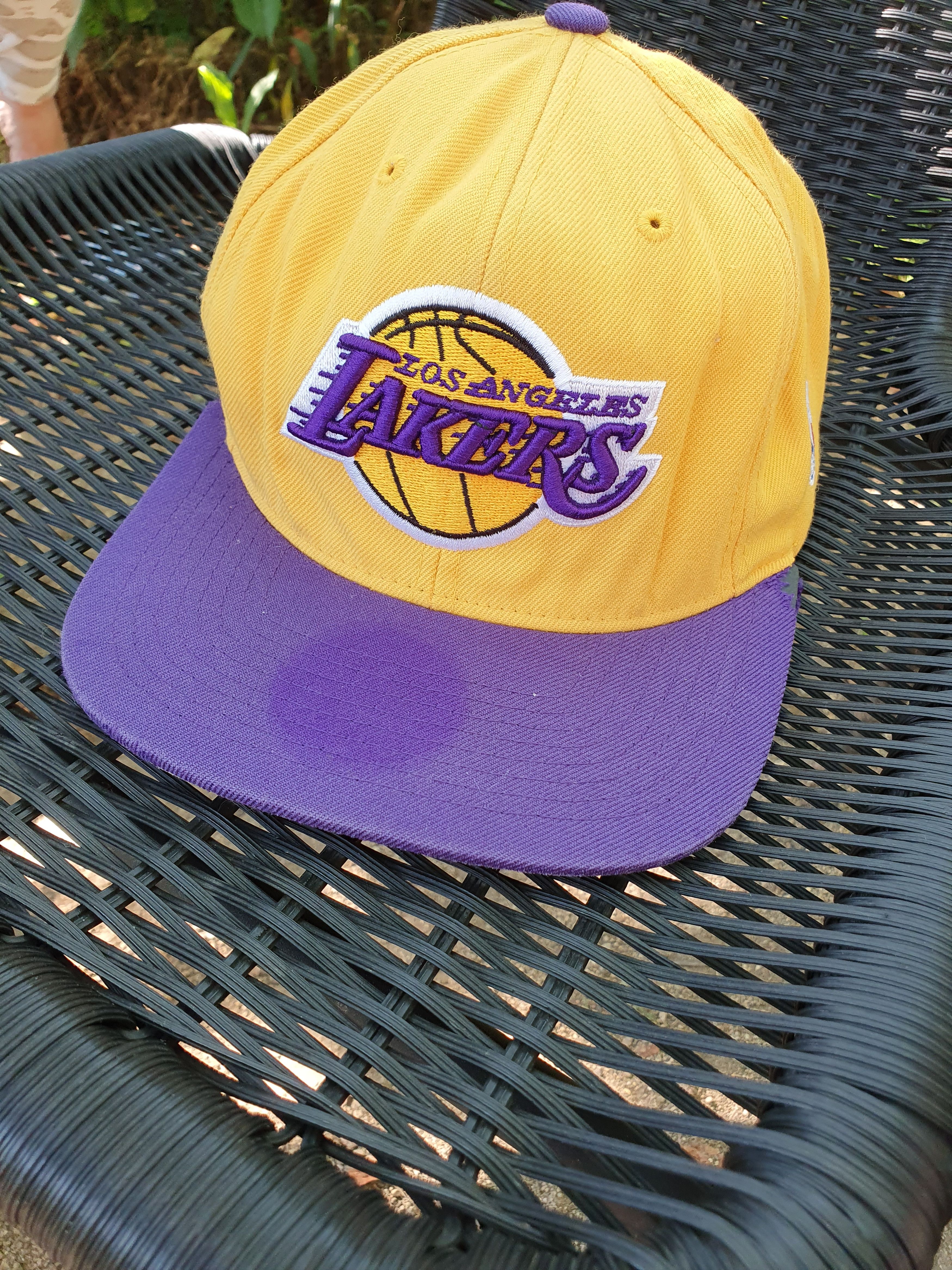 Mitchell & Ness × NBA LA Lakers Mitchell & Ness Hardwood Snapback Hat size all Size ONE SIZE - 2 Thumbnail