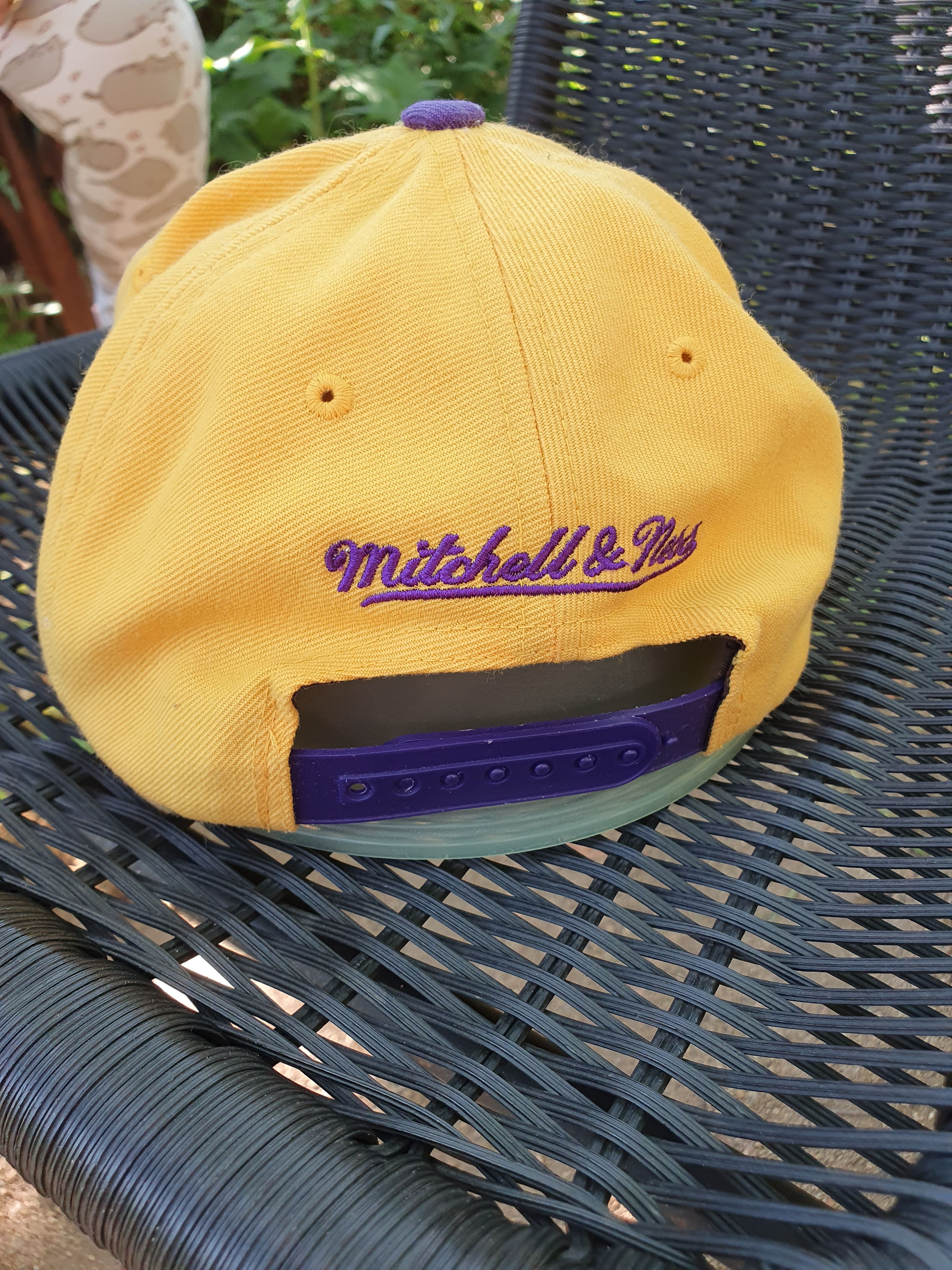 Mitchell & Ness × NBA LA Lakers Mitchell & Ness Hardwood Snapback Hat size all Size ONE SIZE - 5 Thumbnail