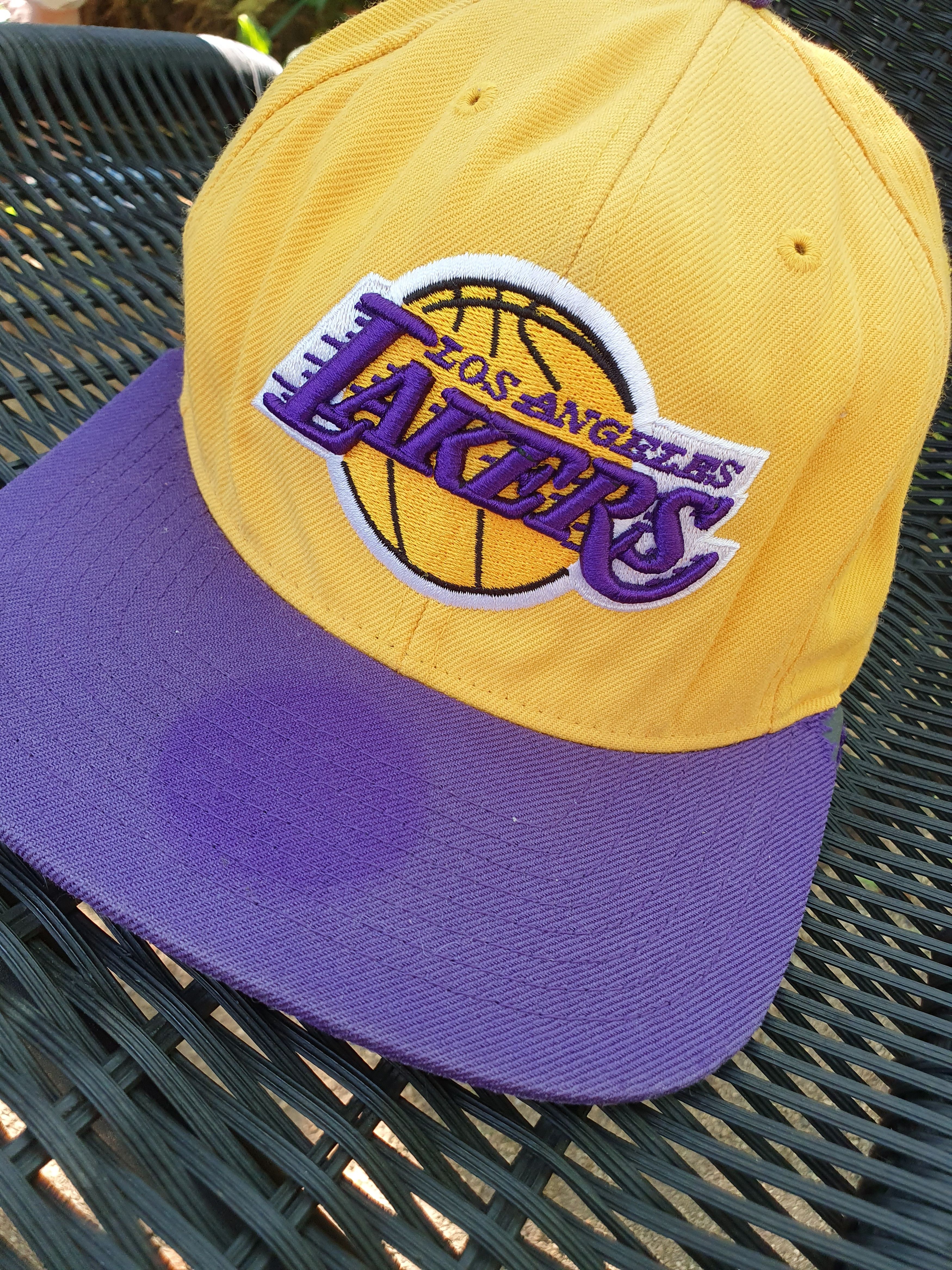 Mitchell & Ness × NBA LA Lakers Mitchell & Ness Hardwood Snapback Hat size all Size ONE SIZE - 1 Thumbnail